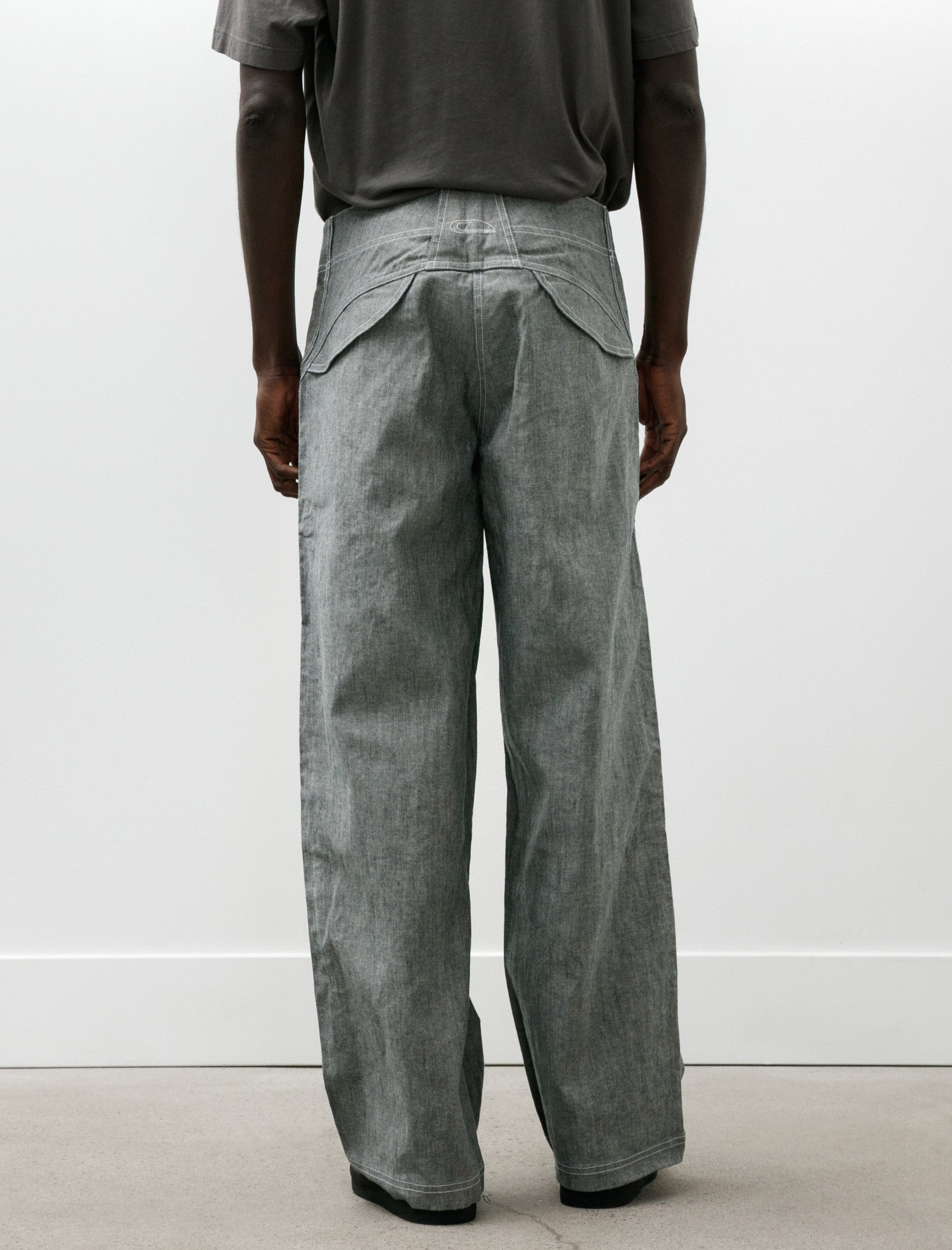 Colin Meredith Coin Loop Pant Linen Denim