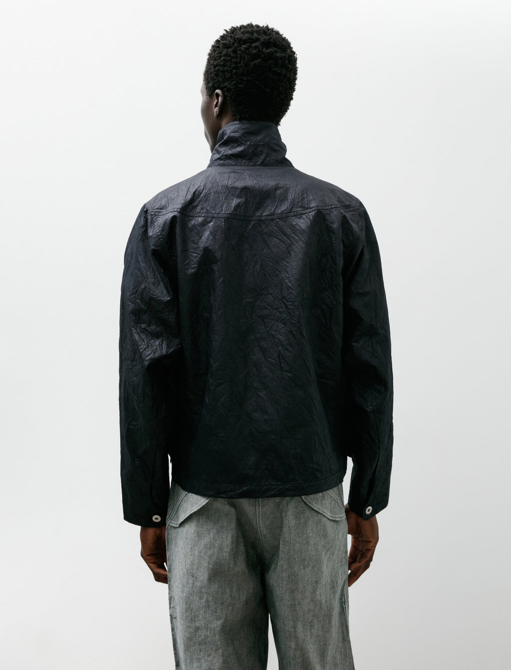 Colin Meredith Wrinkle Welder Button Jacket Black – Neighbour