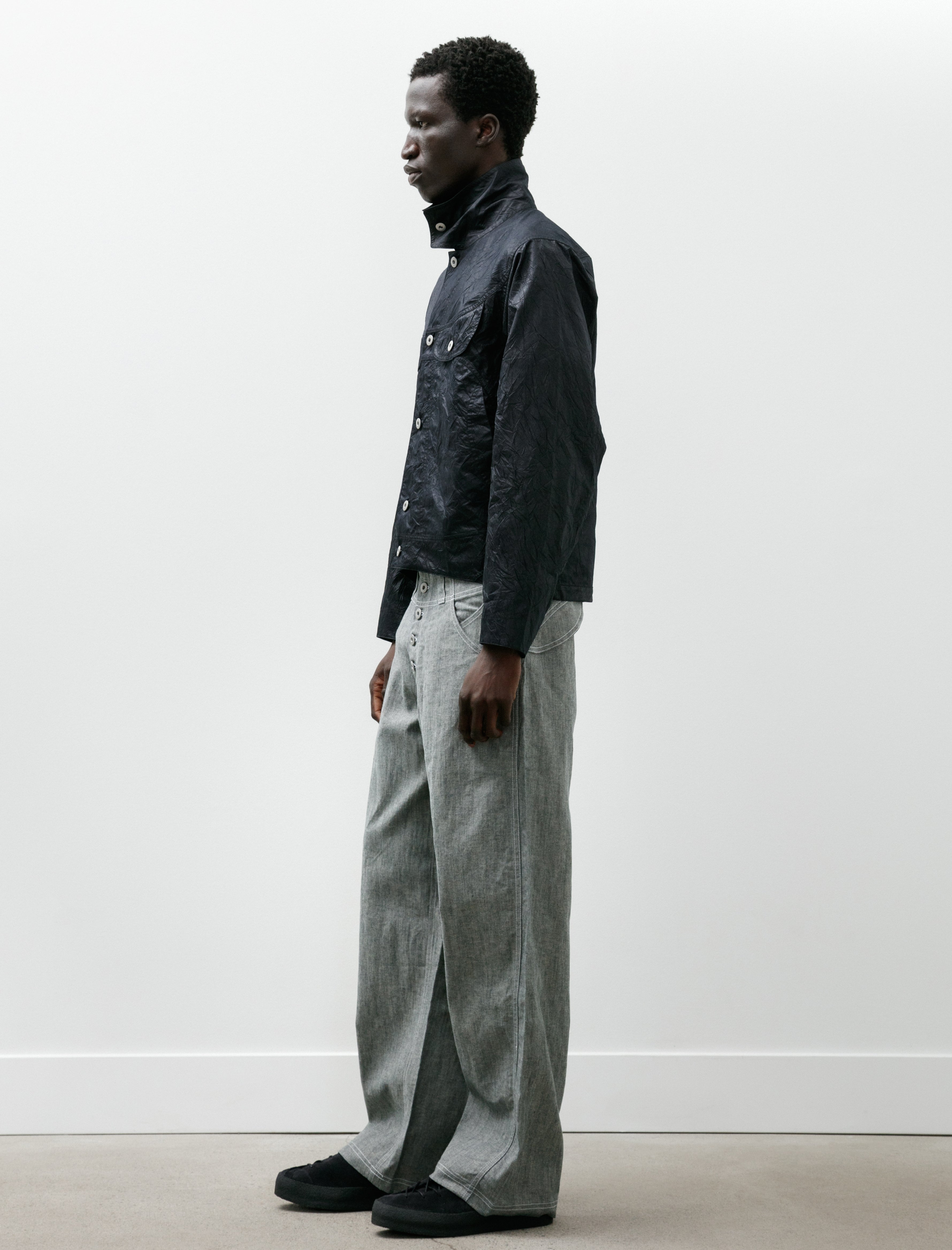 Colin Meredith Coin Loop Pant Linen Denim