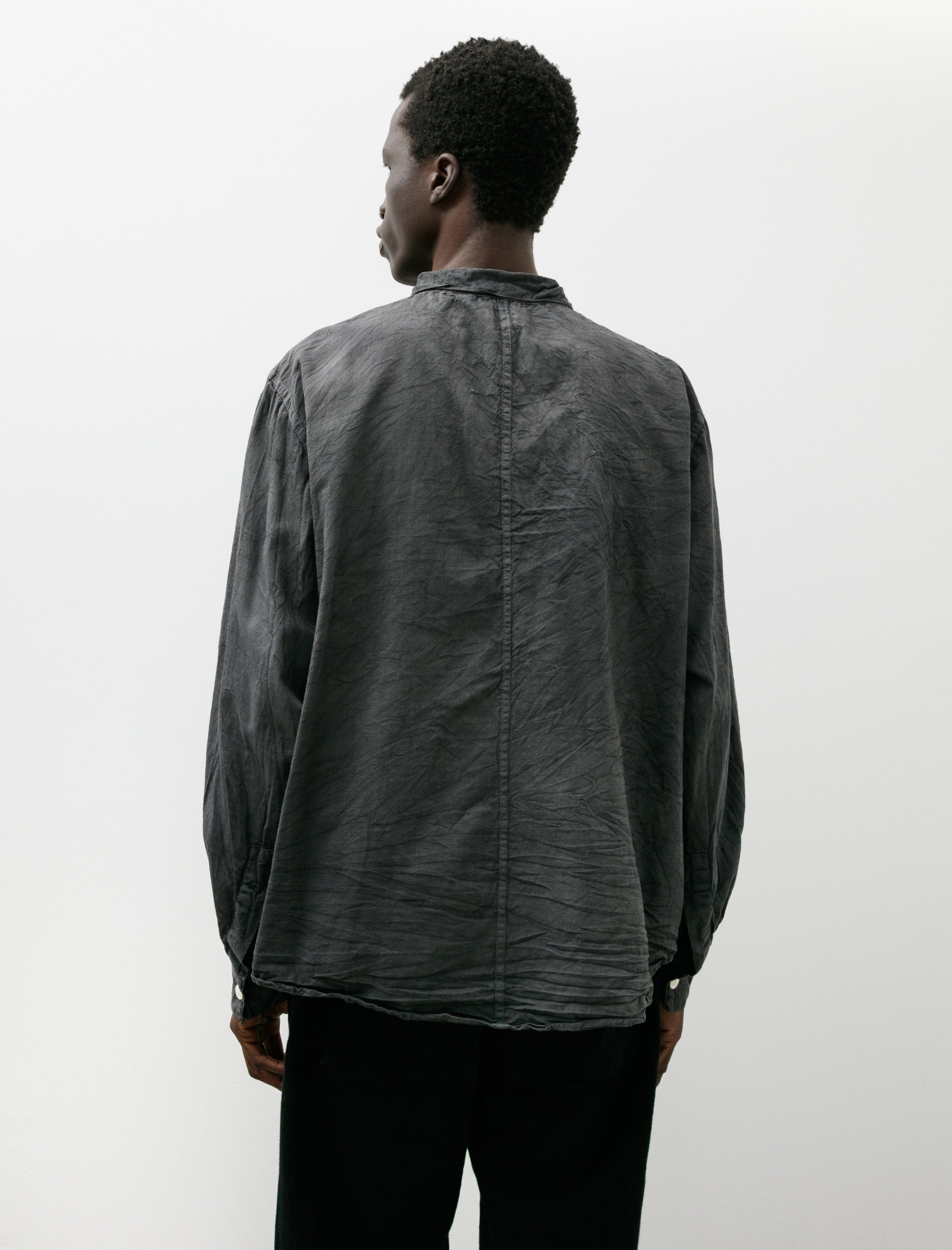 Tender 439 Stole Pocket Butterfly Shirt Thunderbolt Cotton Cambric Chestnut Dyed