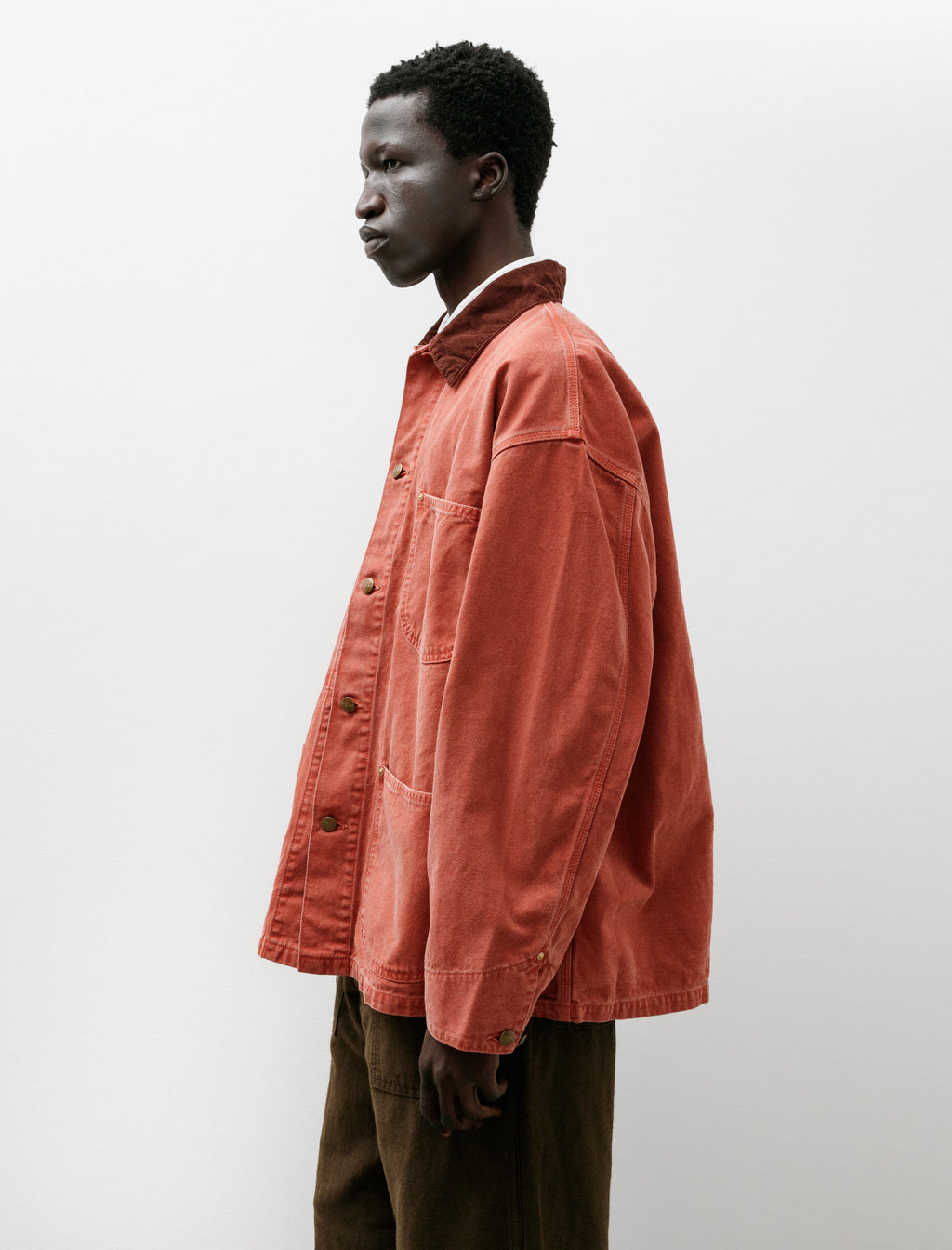 orSlow Relax Fit Oxford Coverall Red – Neighbour