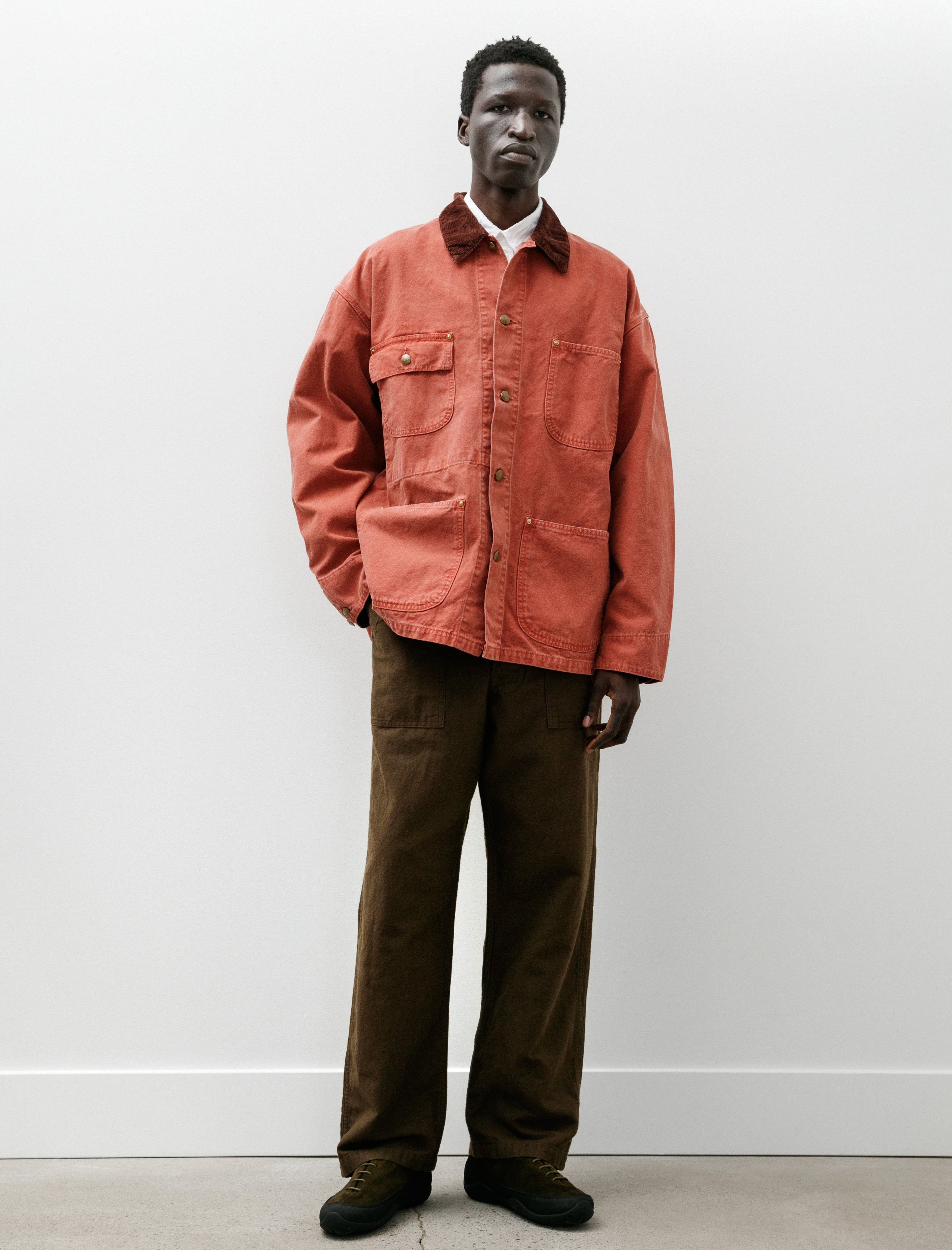 orSlow Relax Fit Oxford Coverall Red