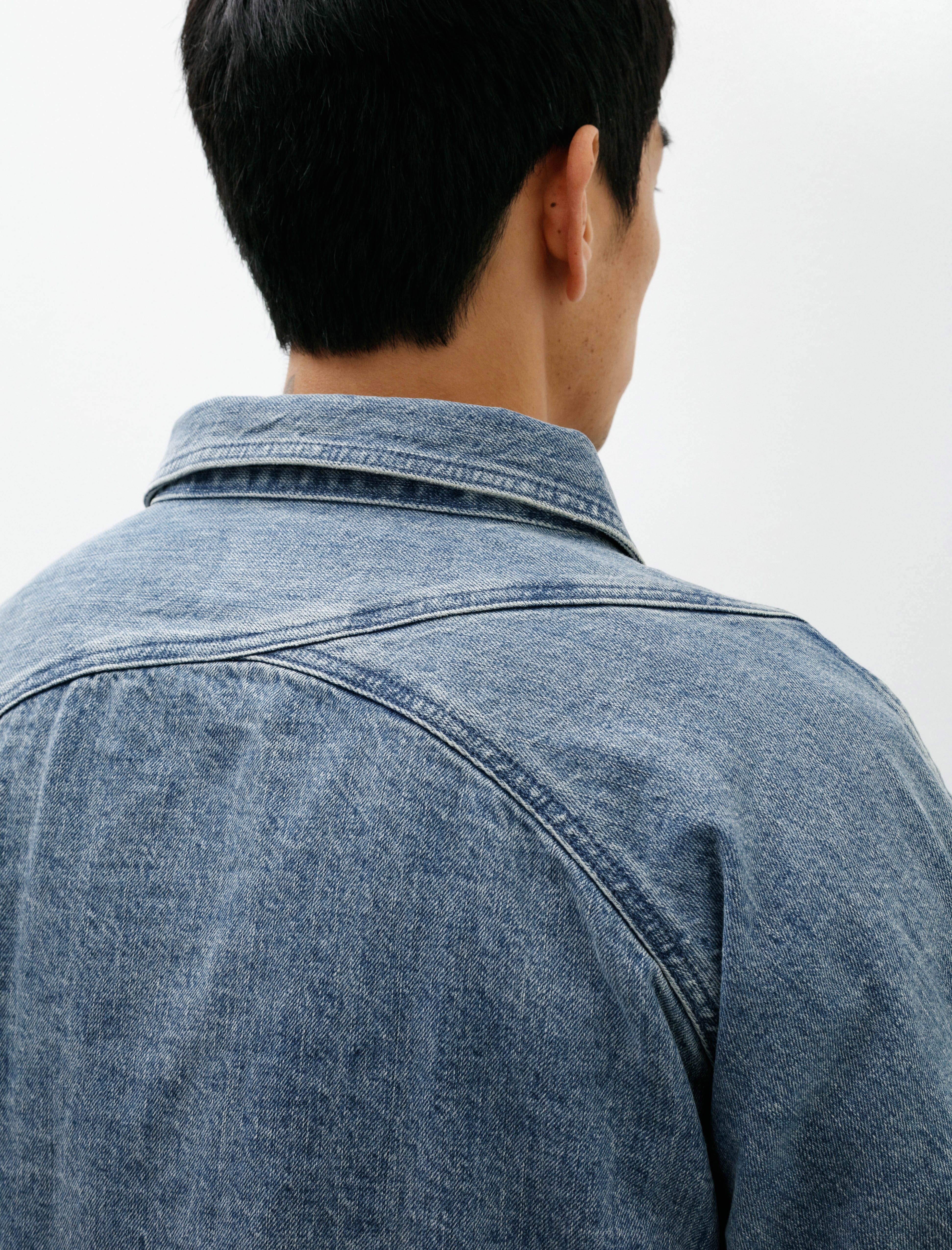 Working Guard Jacket Indigo Denim Stone Wash