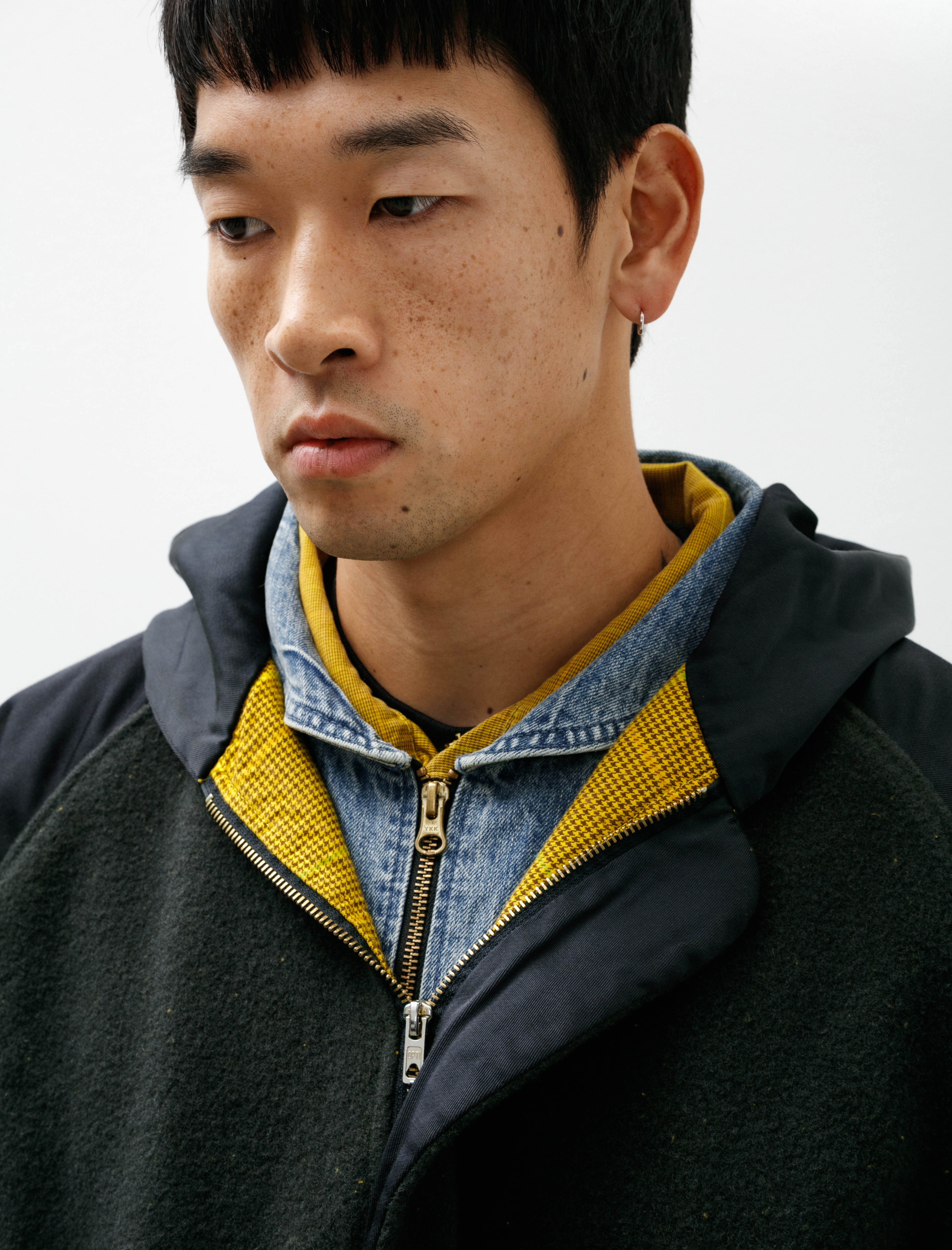 Working Cwm Cape Nylon/Wool Crombie Lagos Yellow