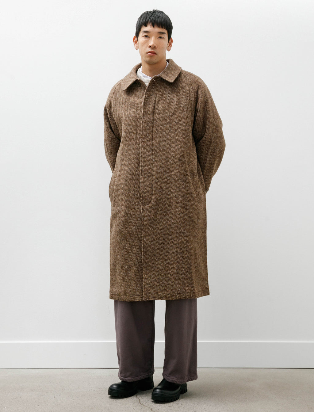 【新品】　eaphi big collar middle coat brown nbrmennov26ecommsascha-