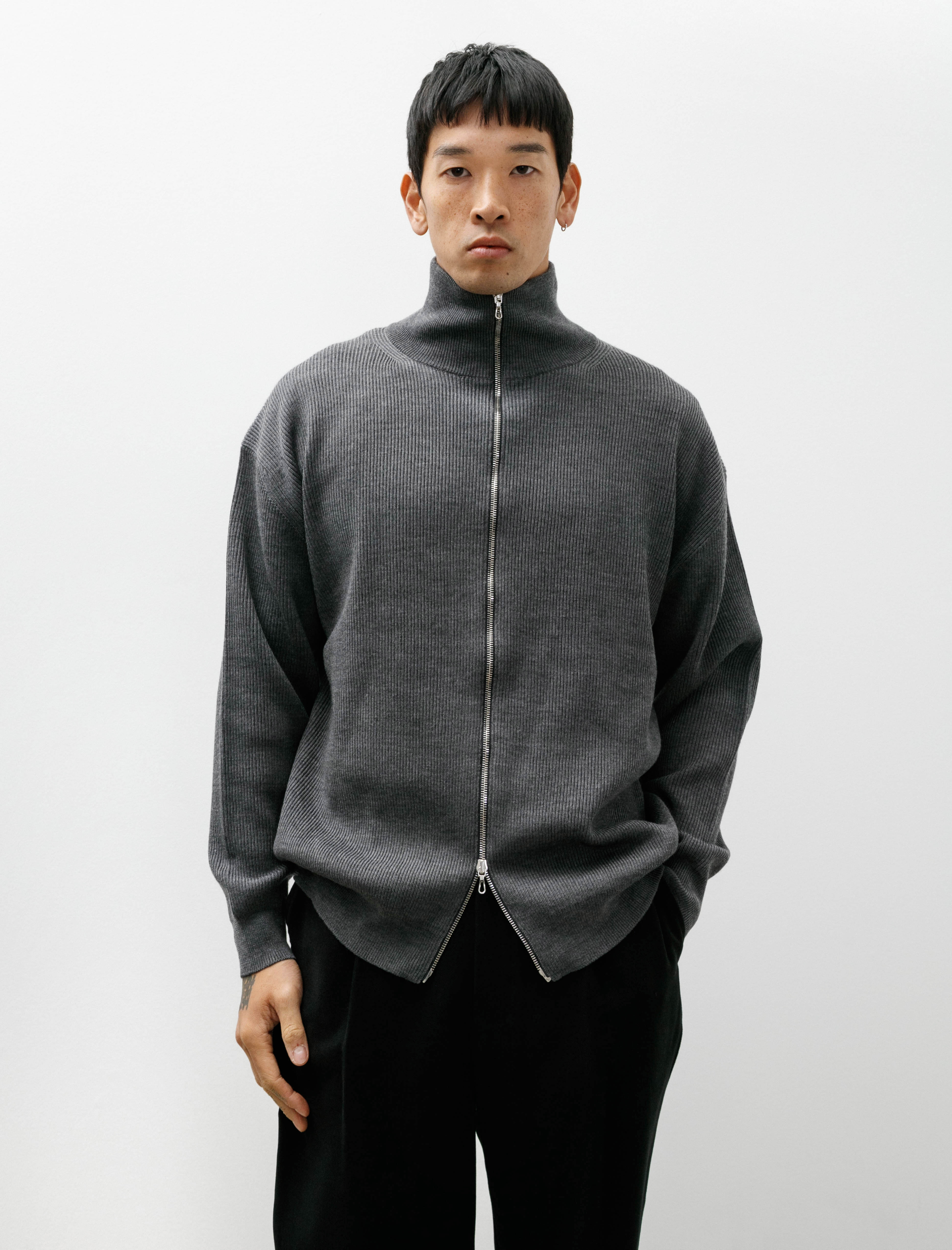 Graphpaper High Density Drivers Knit Grey