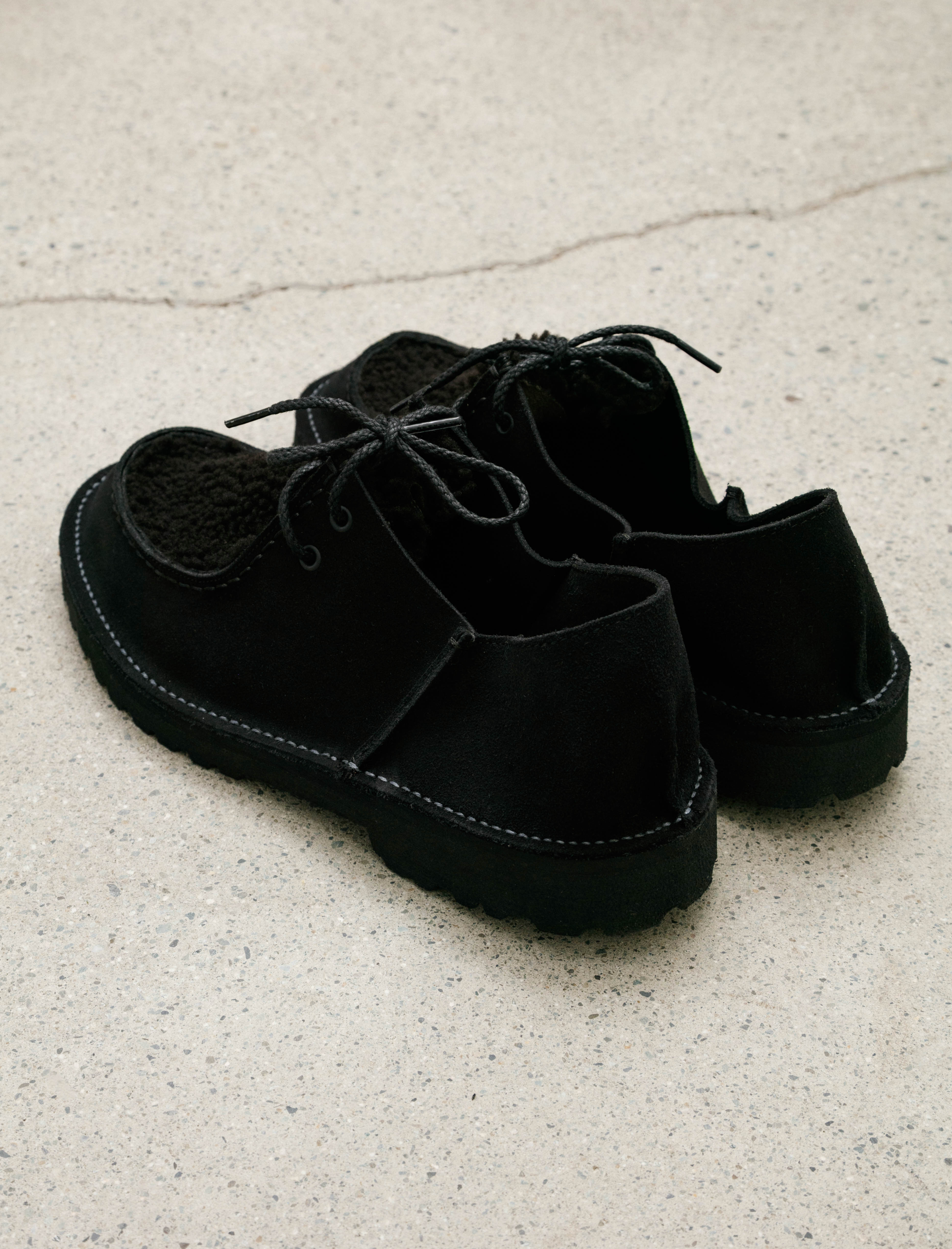 Hender Scheme Mouton Henri Shoe Black