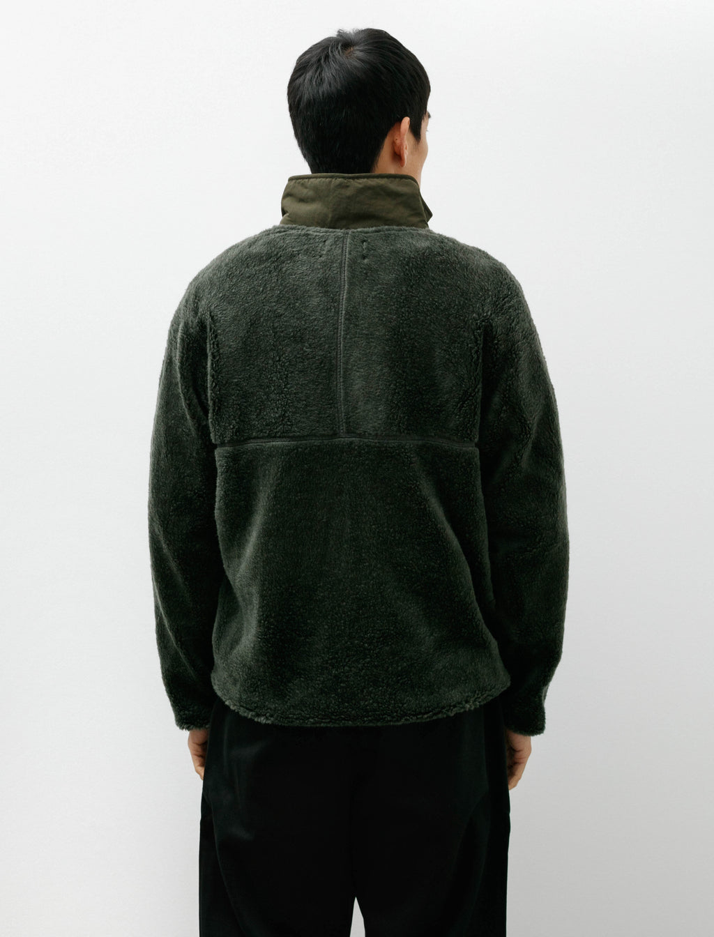 Graphpaper Wool Boa Zip-Up Blouson Green – Neighbour