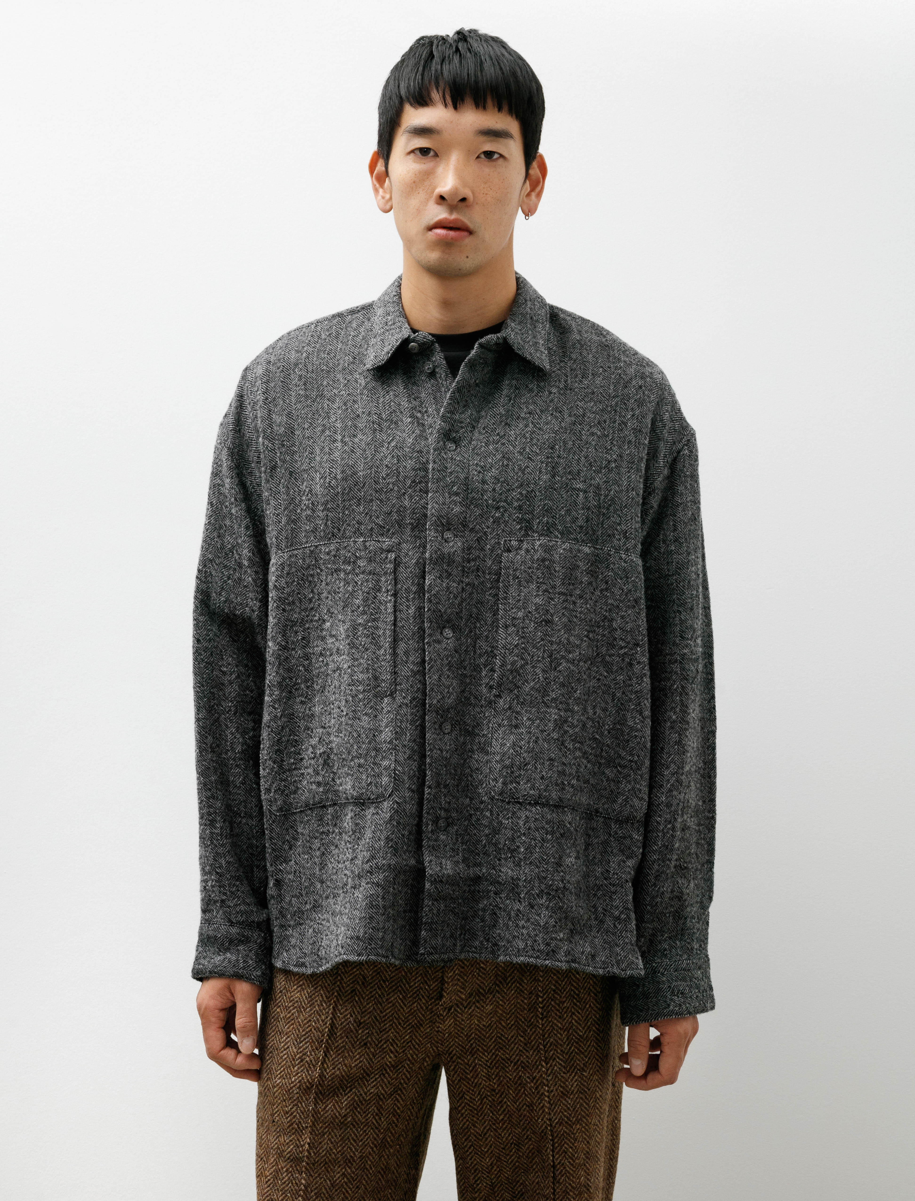 Polyploid Shirt Jacket C Grey
