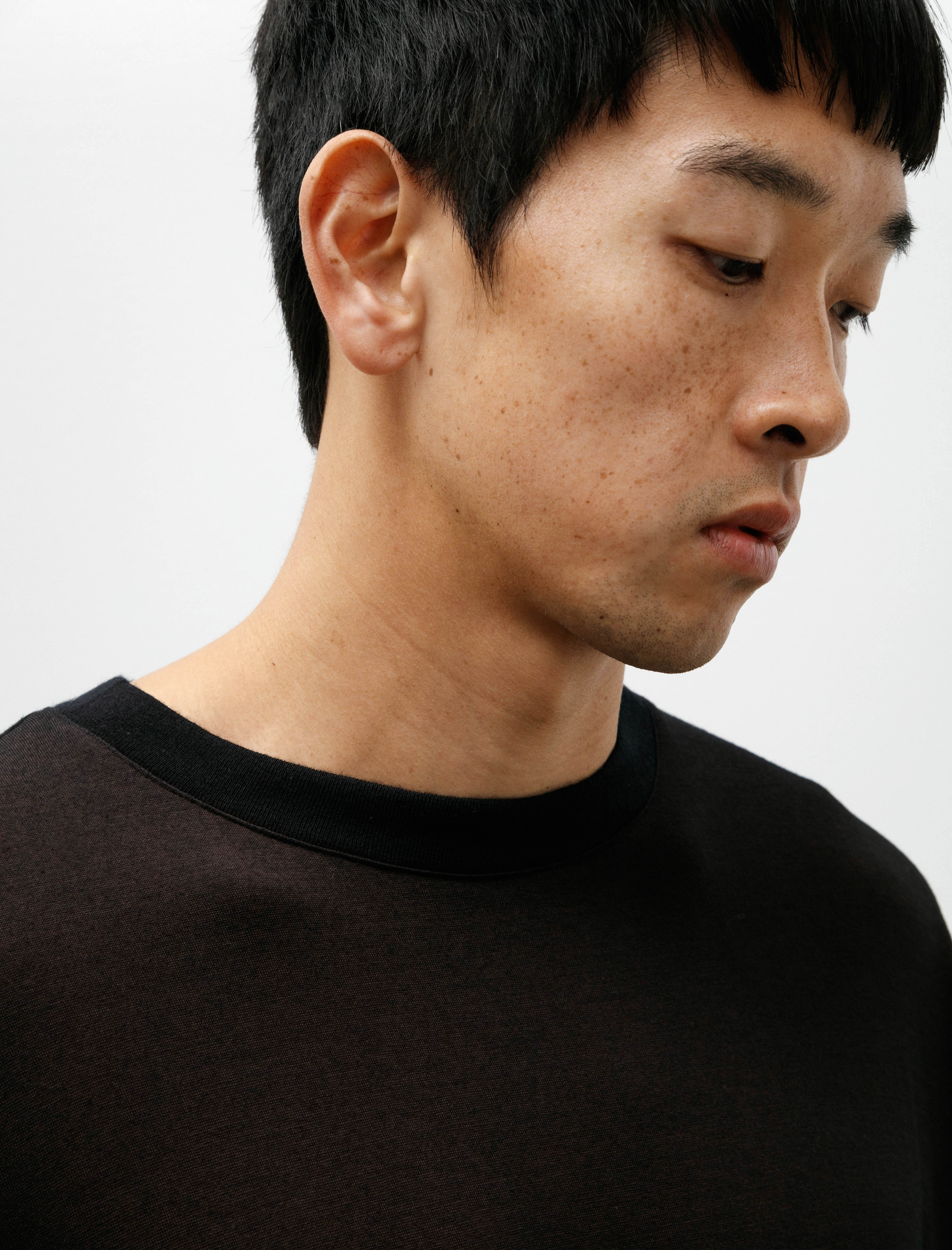 Gorsch Soft Wool T-Shirt Ryukyu Indigo Dyed