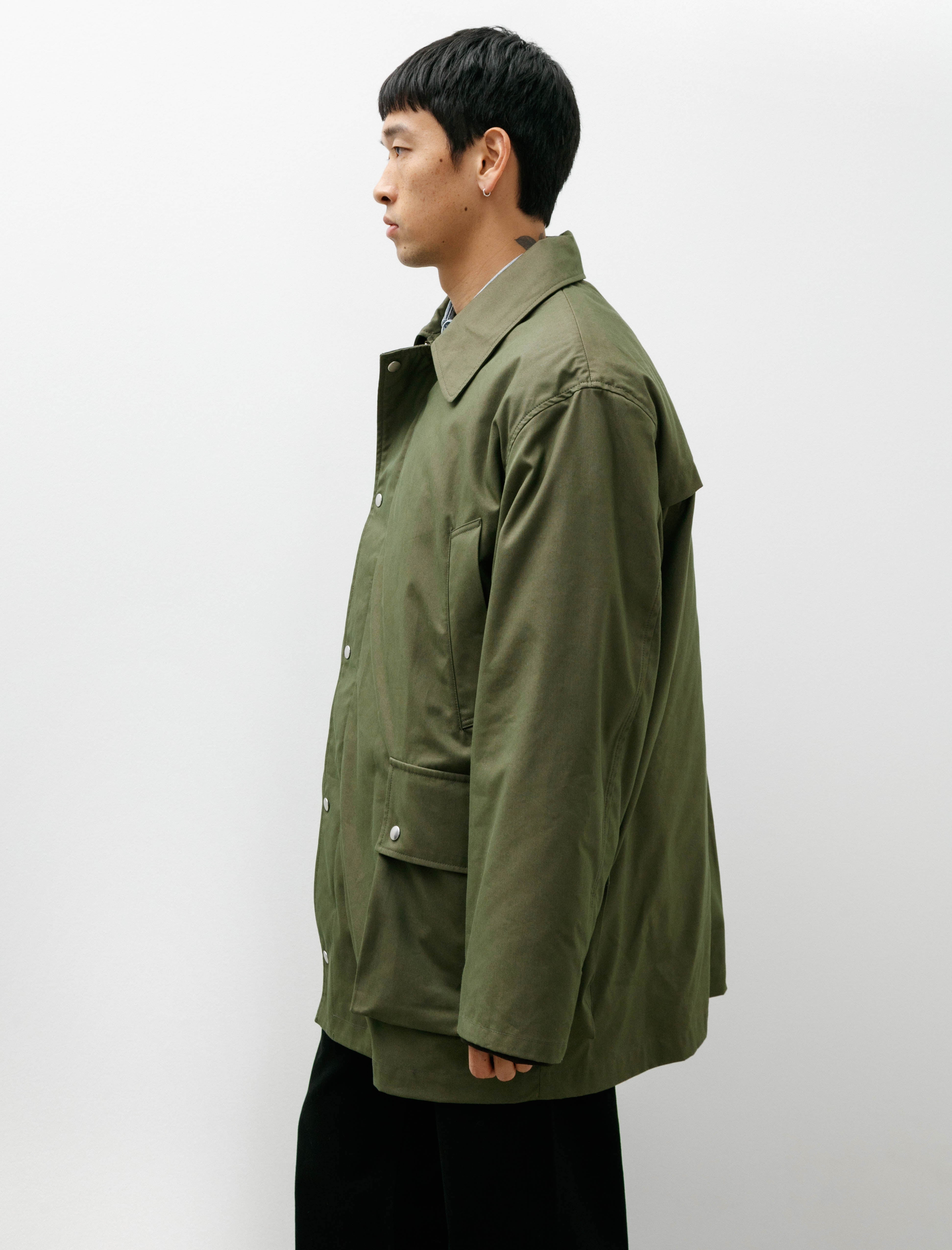 Our Legacy Hunter Jacket Pine Green Technical Panama