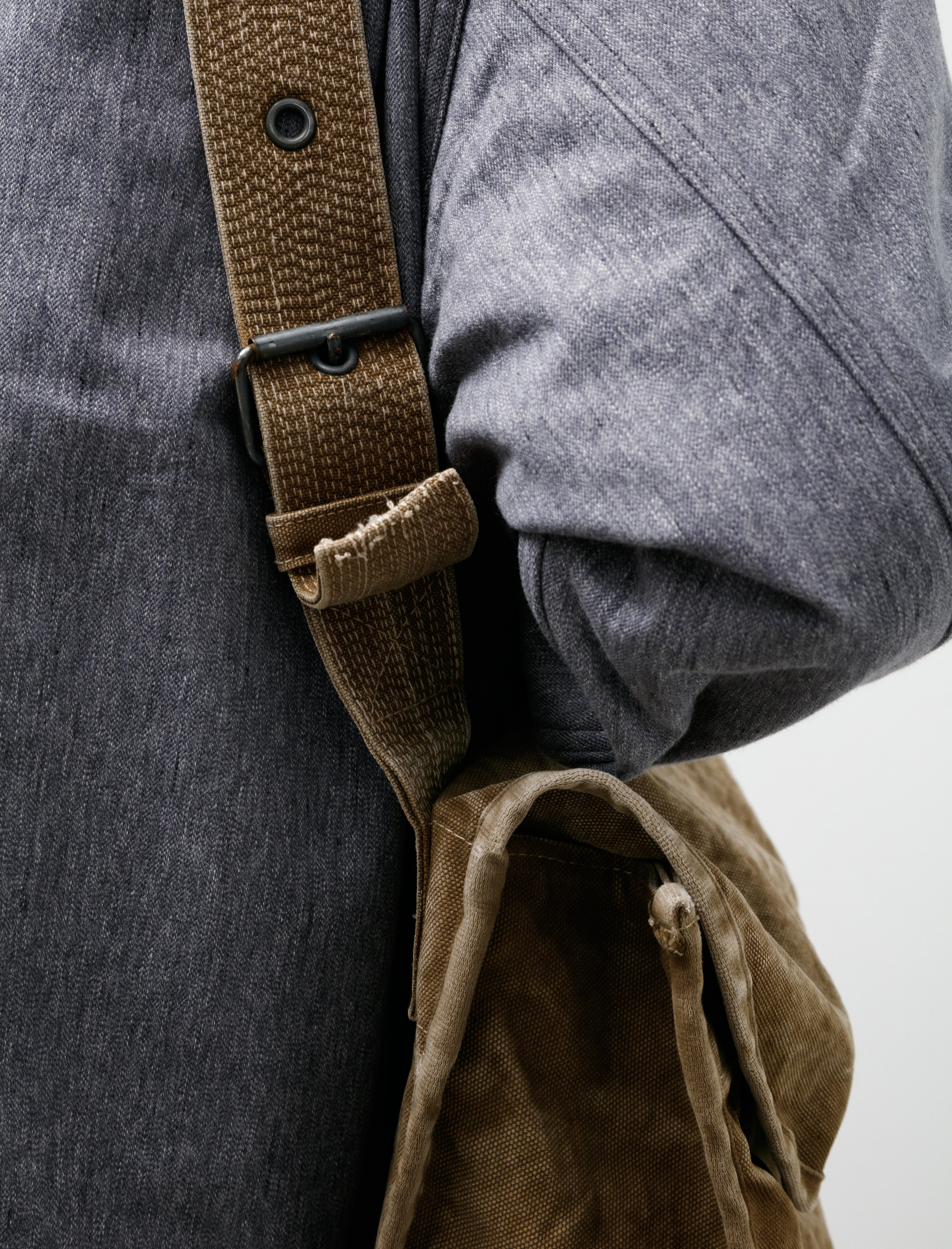 Taiga Takahashi Lot 034 Letter Carrier Bag Brown
