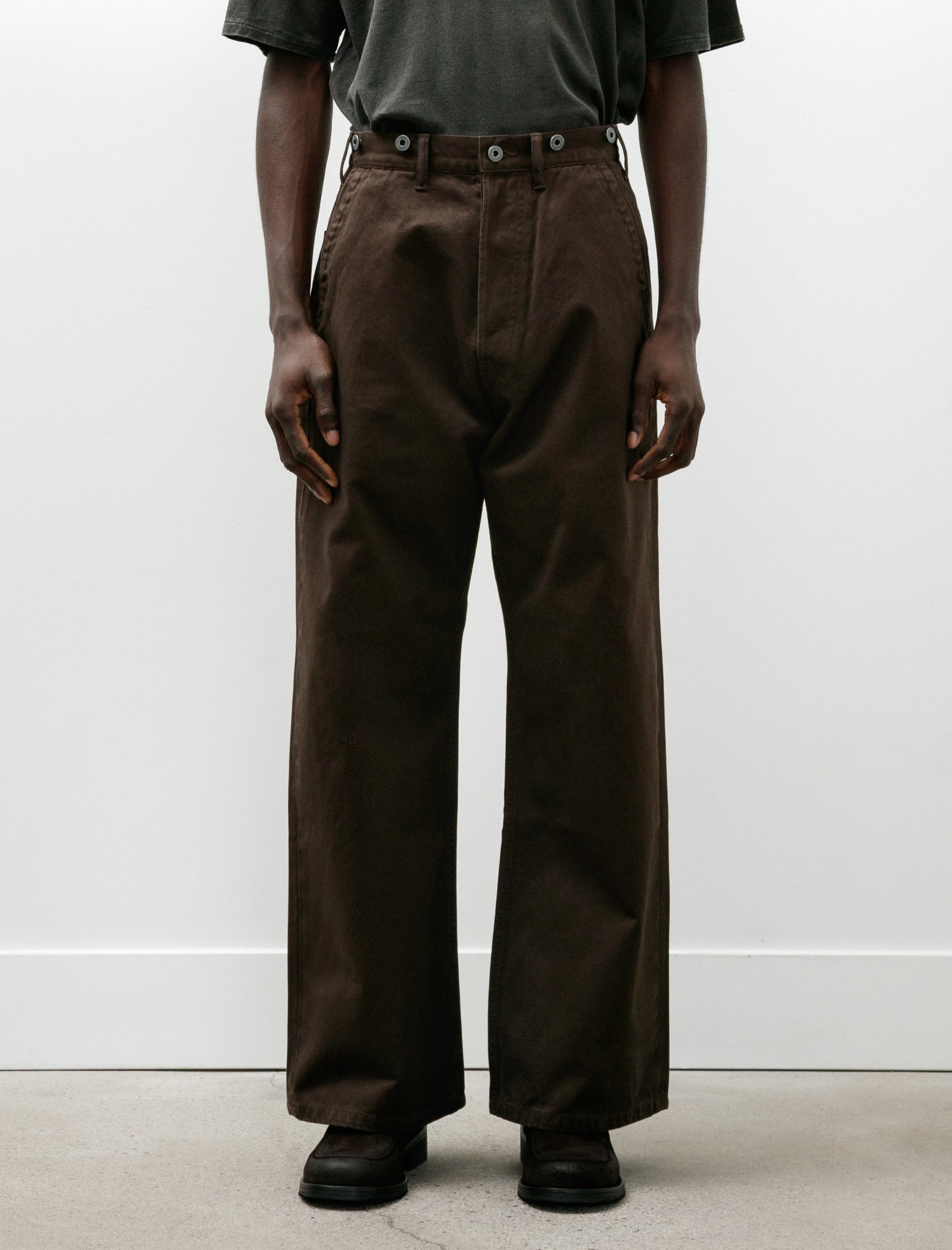 Taiga Takahashi Lot 204 Engineer Trousers Dark Brown