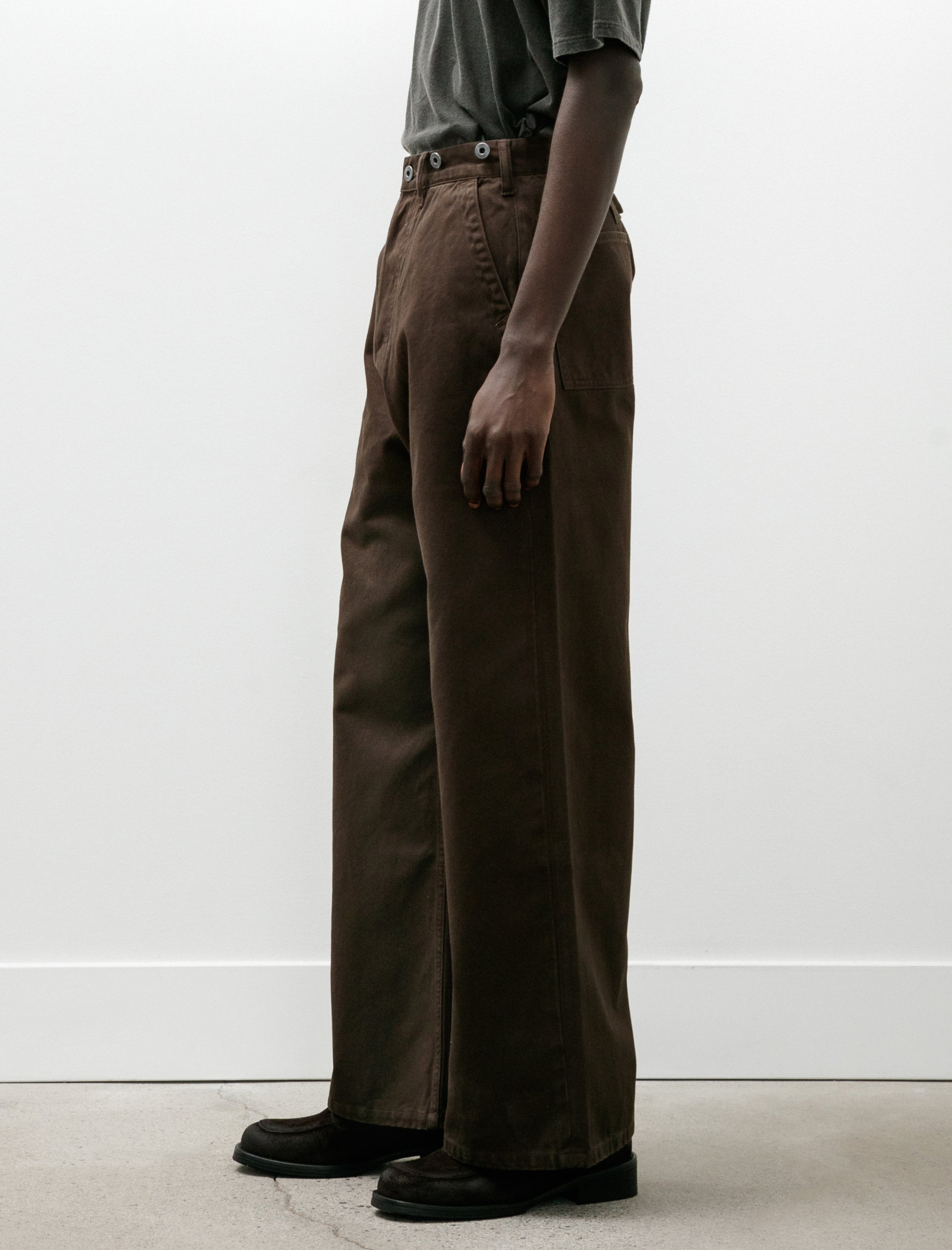 Taiga Takahashi Lot 204 Engineer Trousers Dark Brown