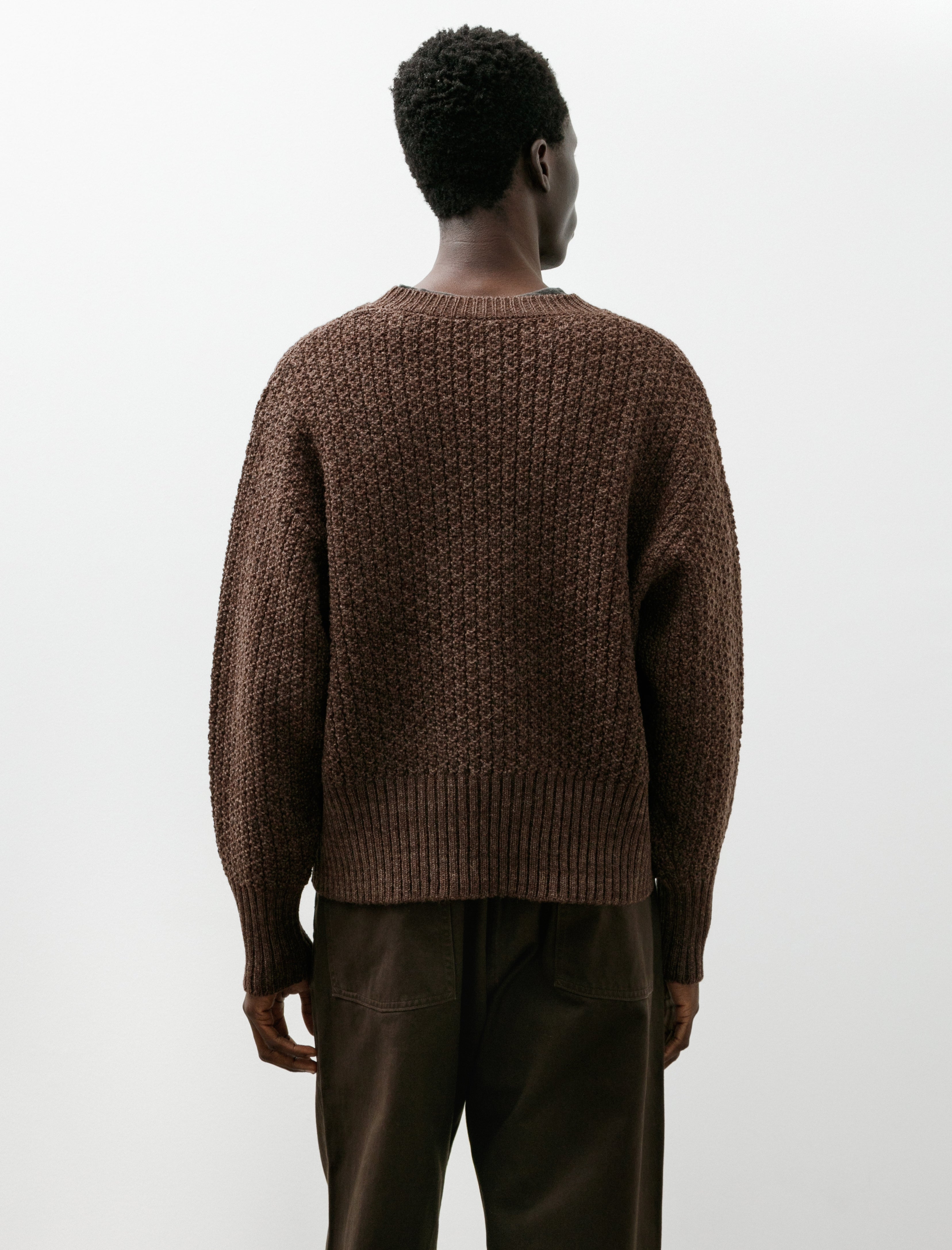 Taiga Takahashi Lot 525 Crewneck Sweater Brown