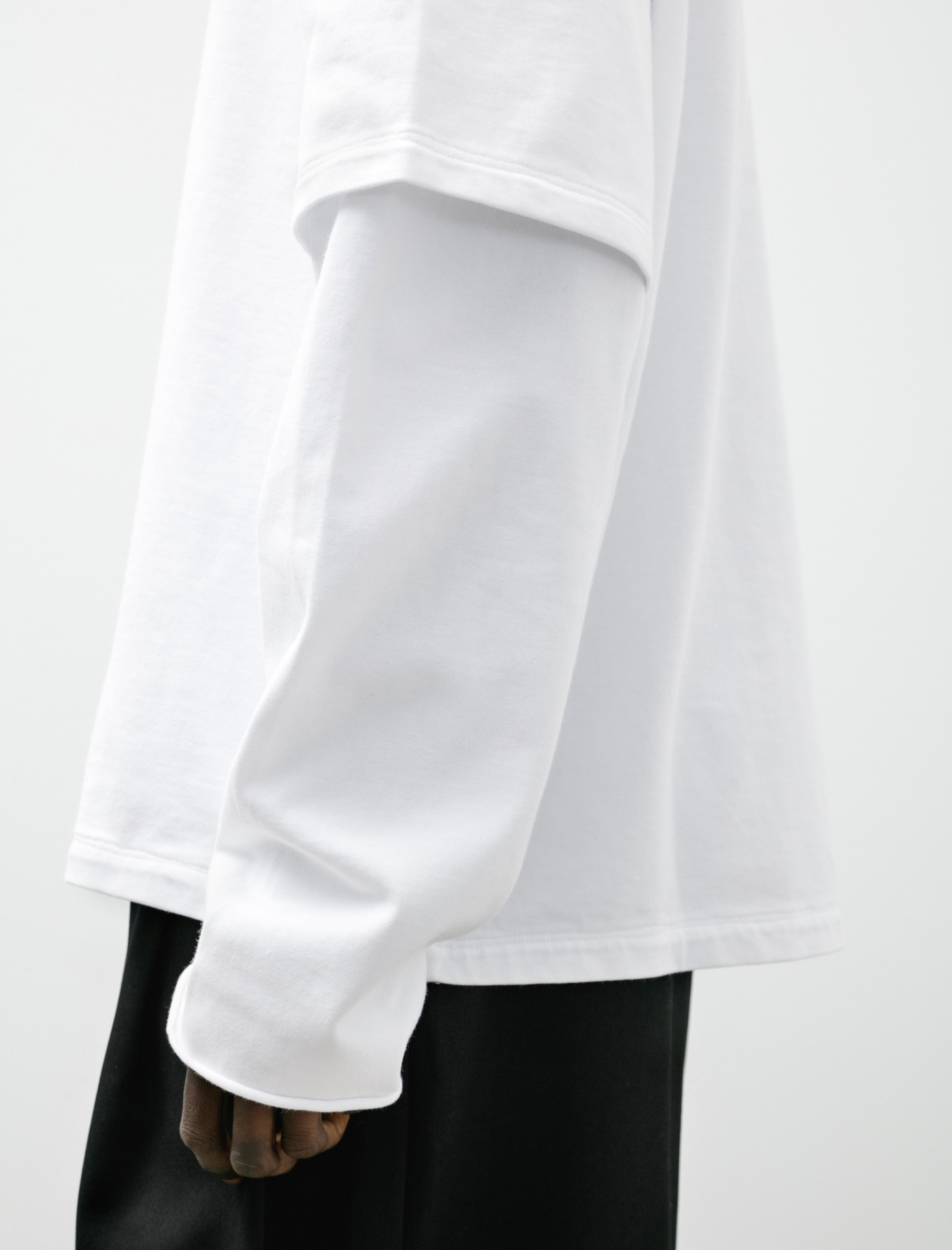 Camiel Fortgens Big Tee Double Sleeve Optical White