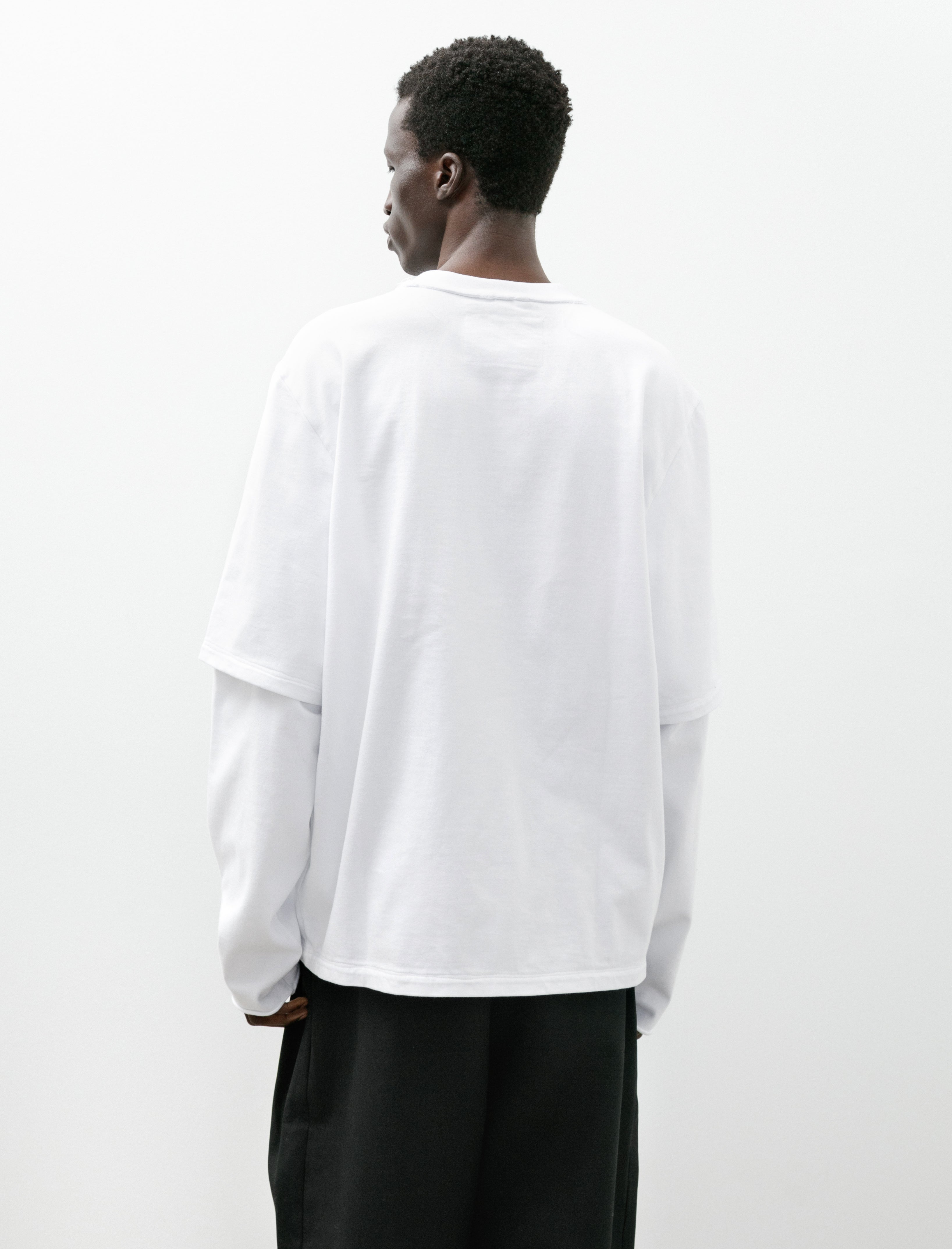 Camiel Fortgens Big Tee Double Sleeve Optical White
