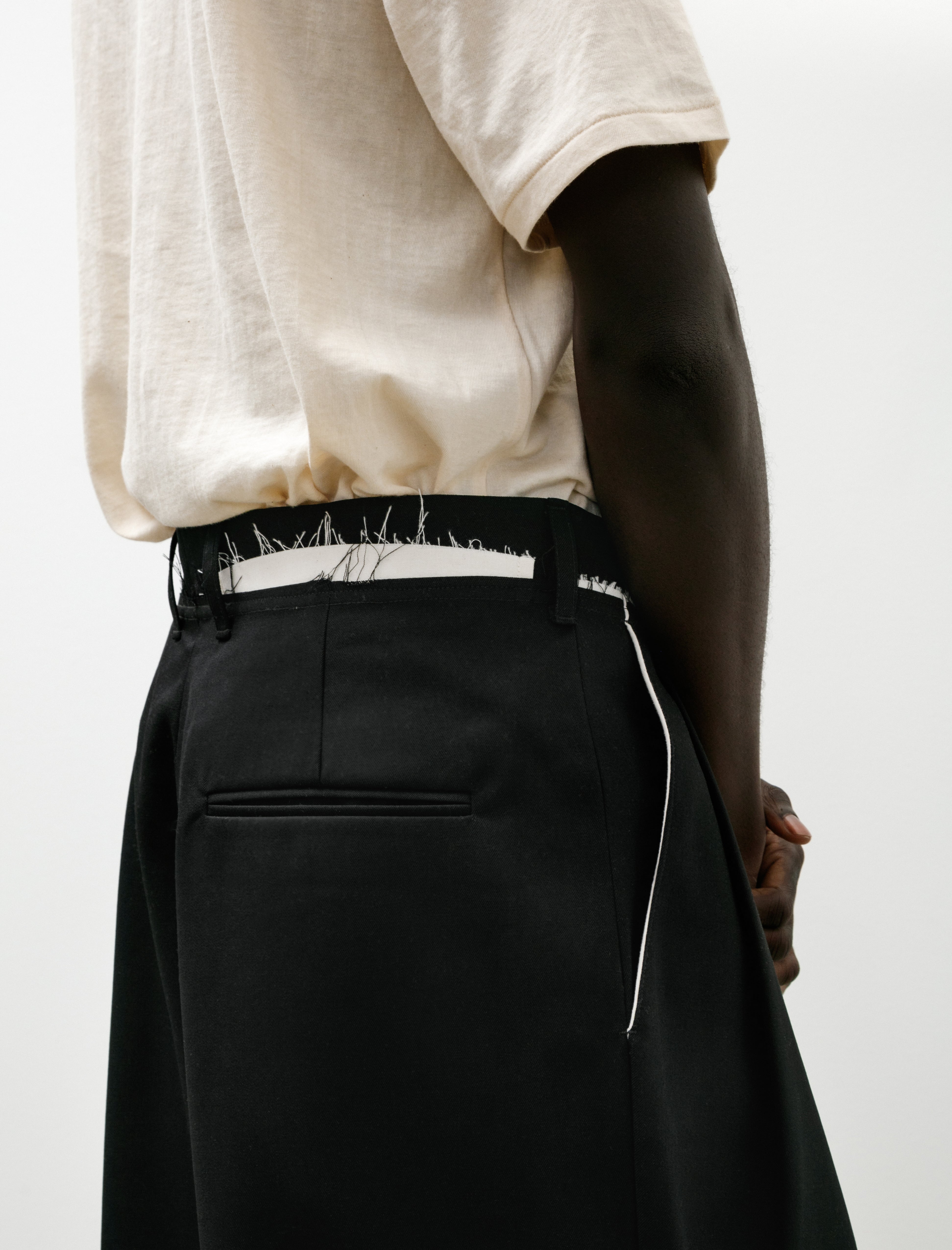 Camiel Fortgens Suit Pants Wool Twill Black