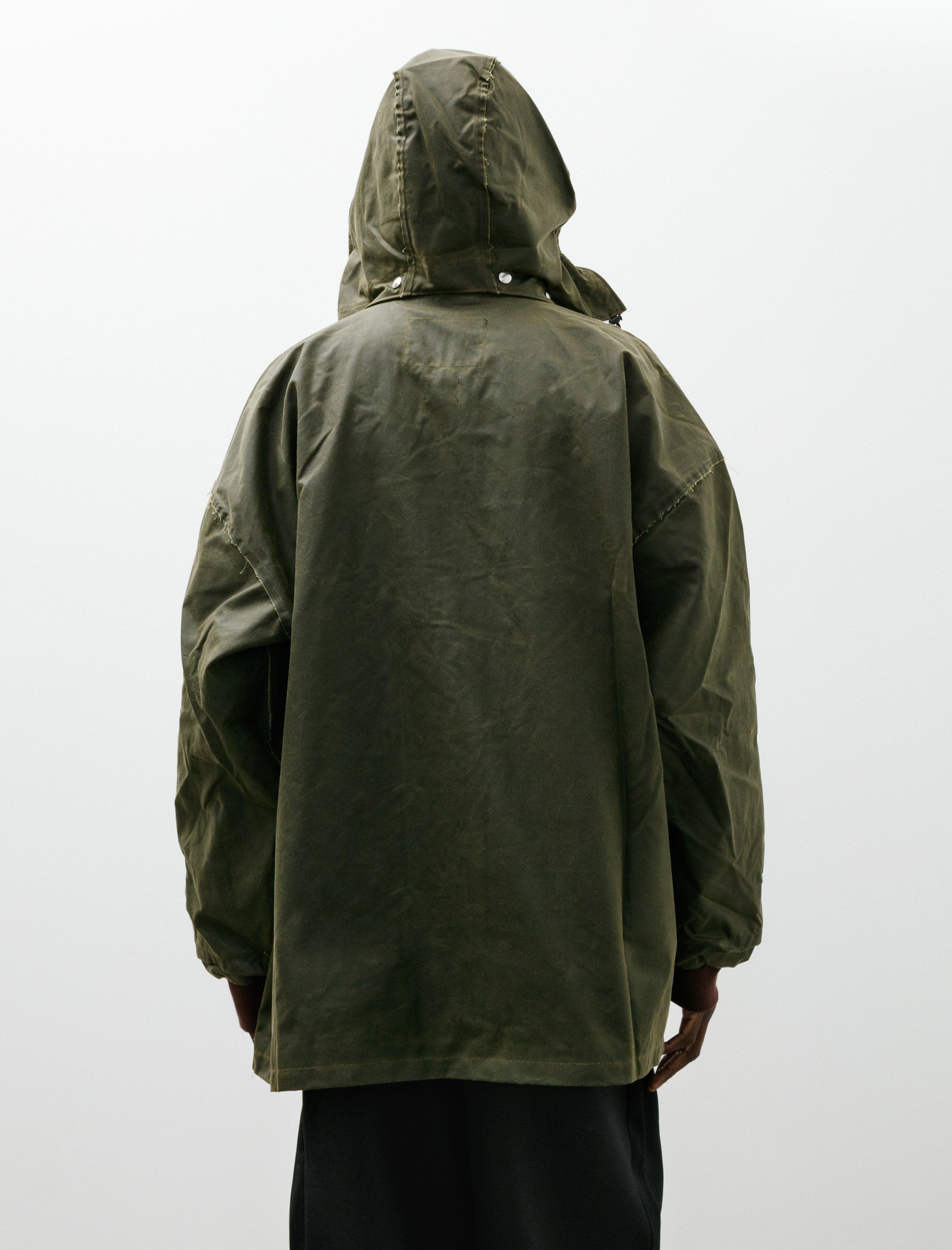 Camiel Fortgens Waxed Outdoor Jacket Green