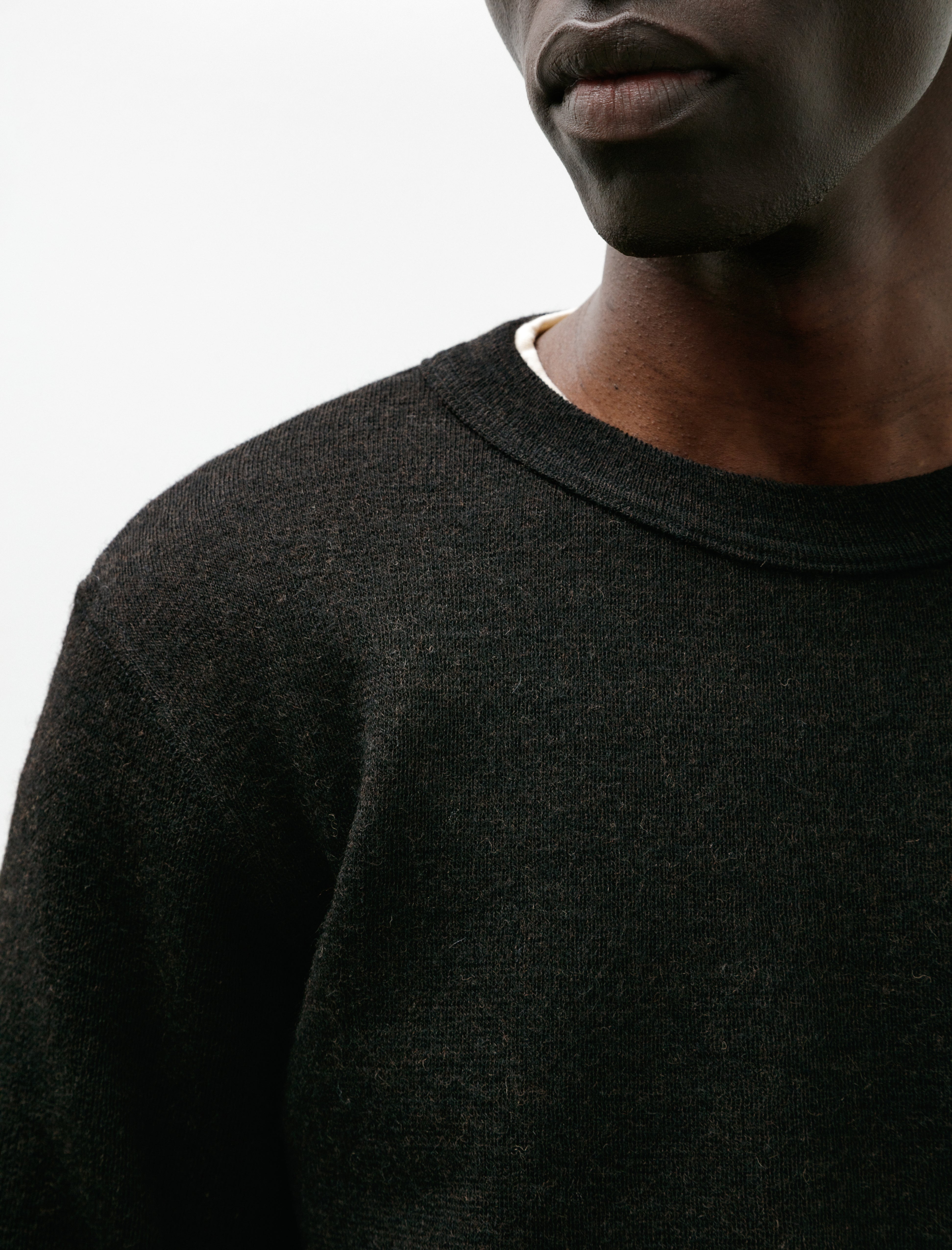 Slopeslow Crew Neck Top Dark Brown
