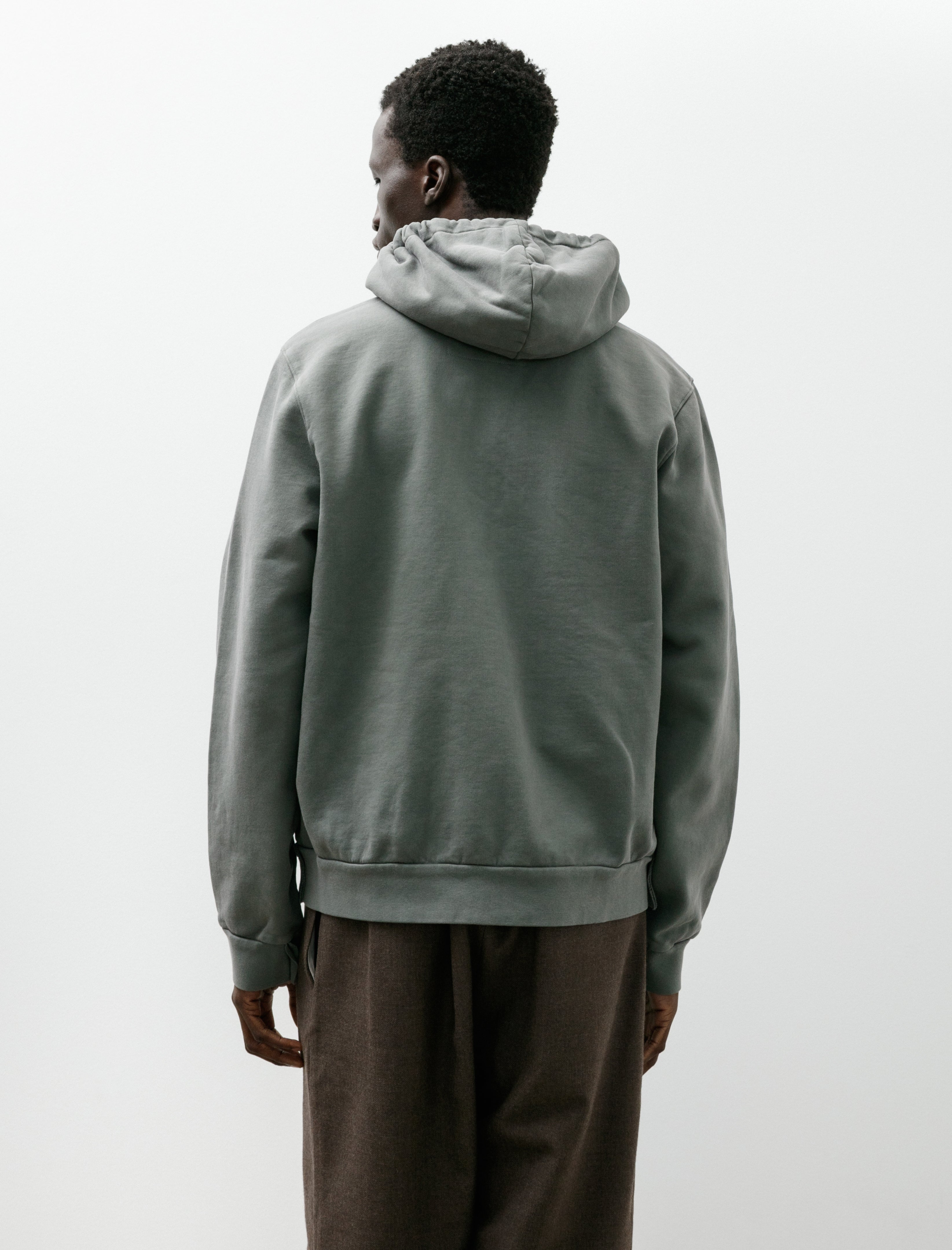 Camiel Fortgens Zip Hoodie Heavy Brushed Vintage Green