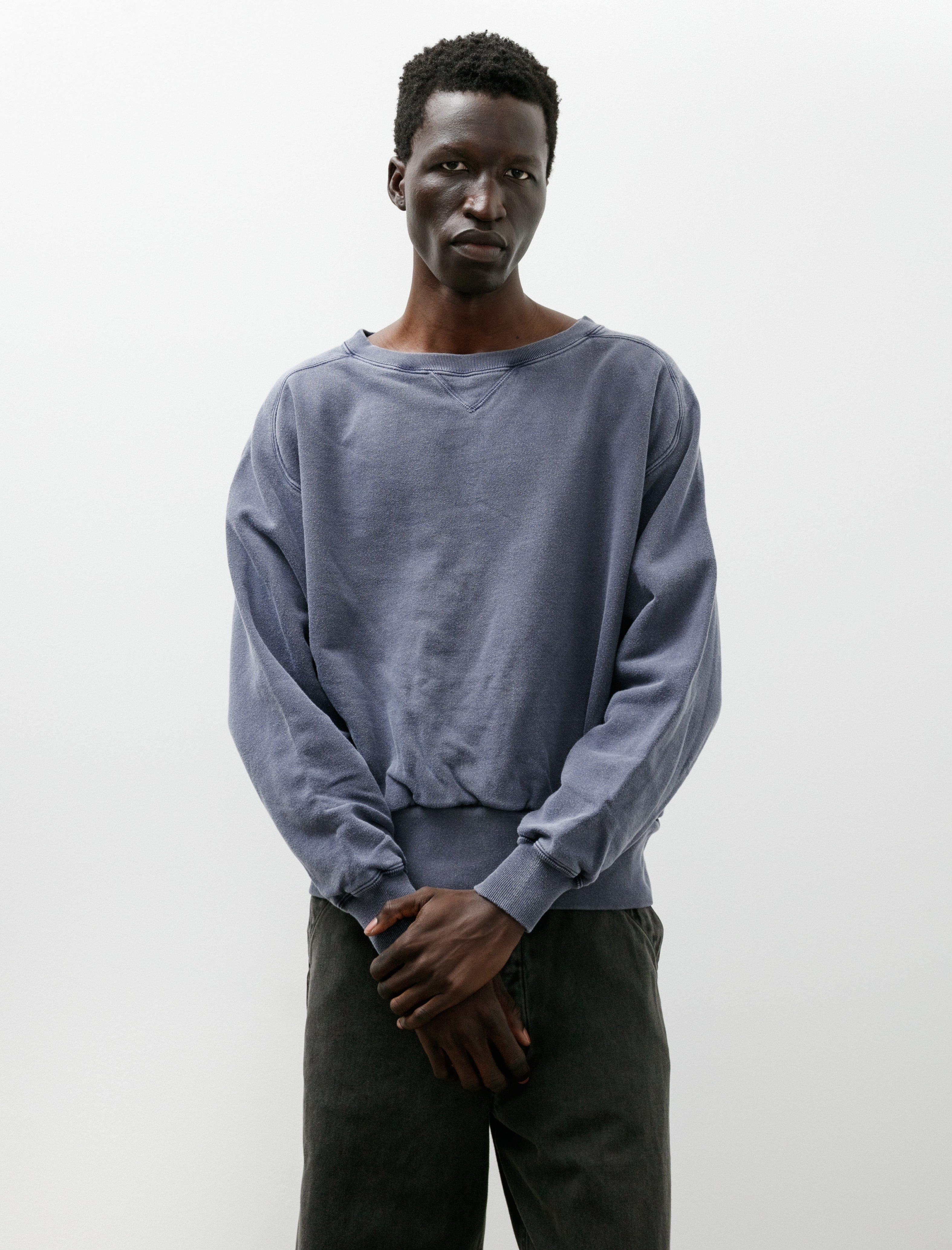 Taiga Takahashi Lot 622 Freedom Sleeve Sweatshirt Navy