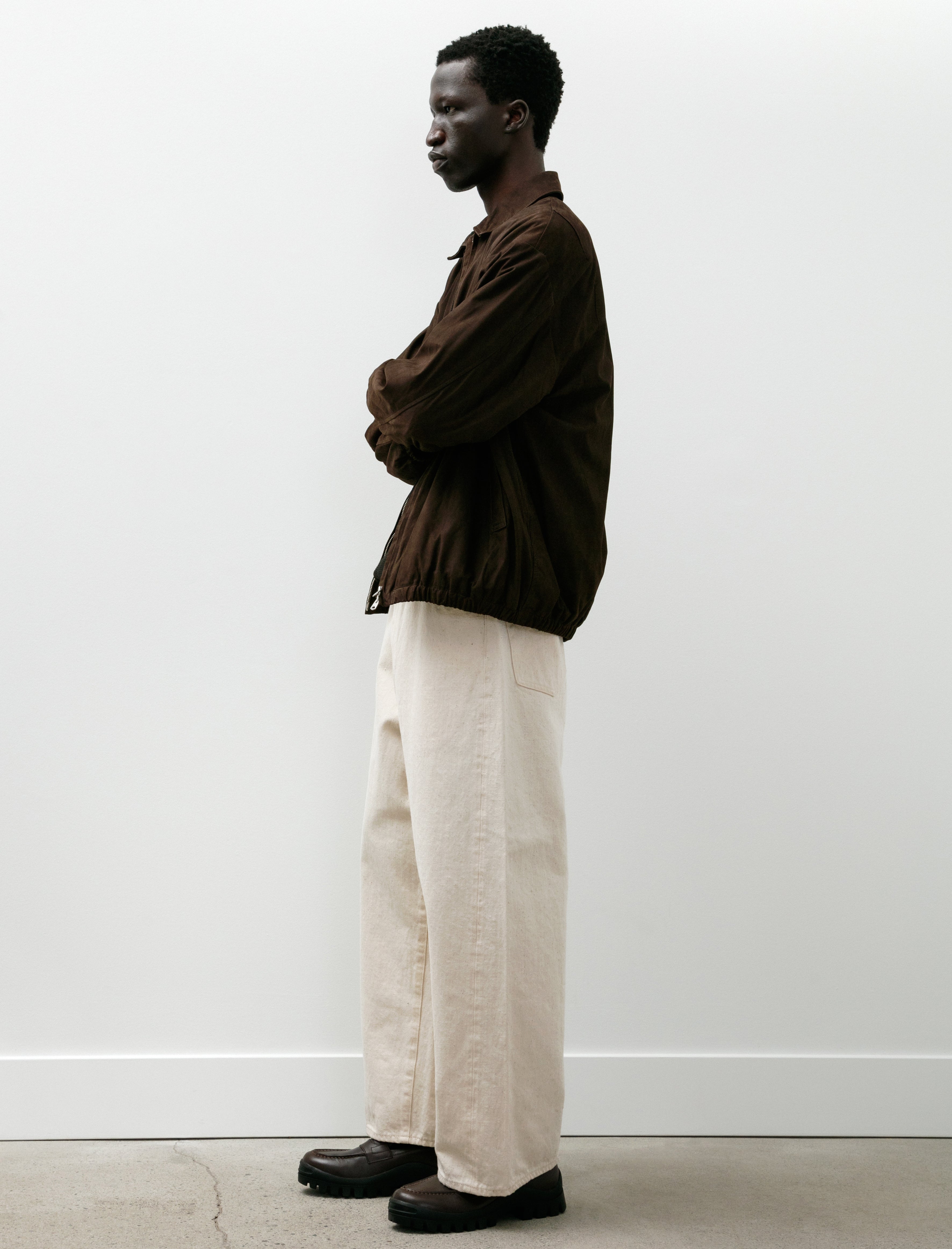 Yoko Sakamoto 5 Pocket Baggy Pants Ecru