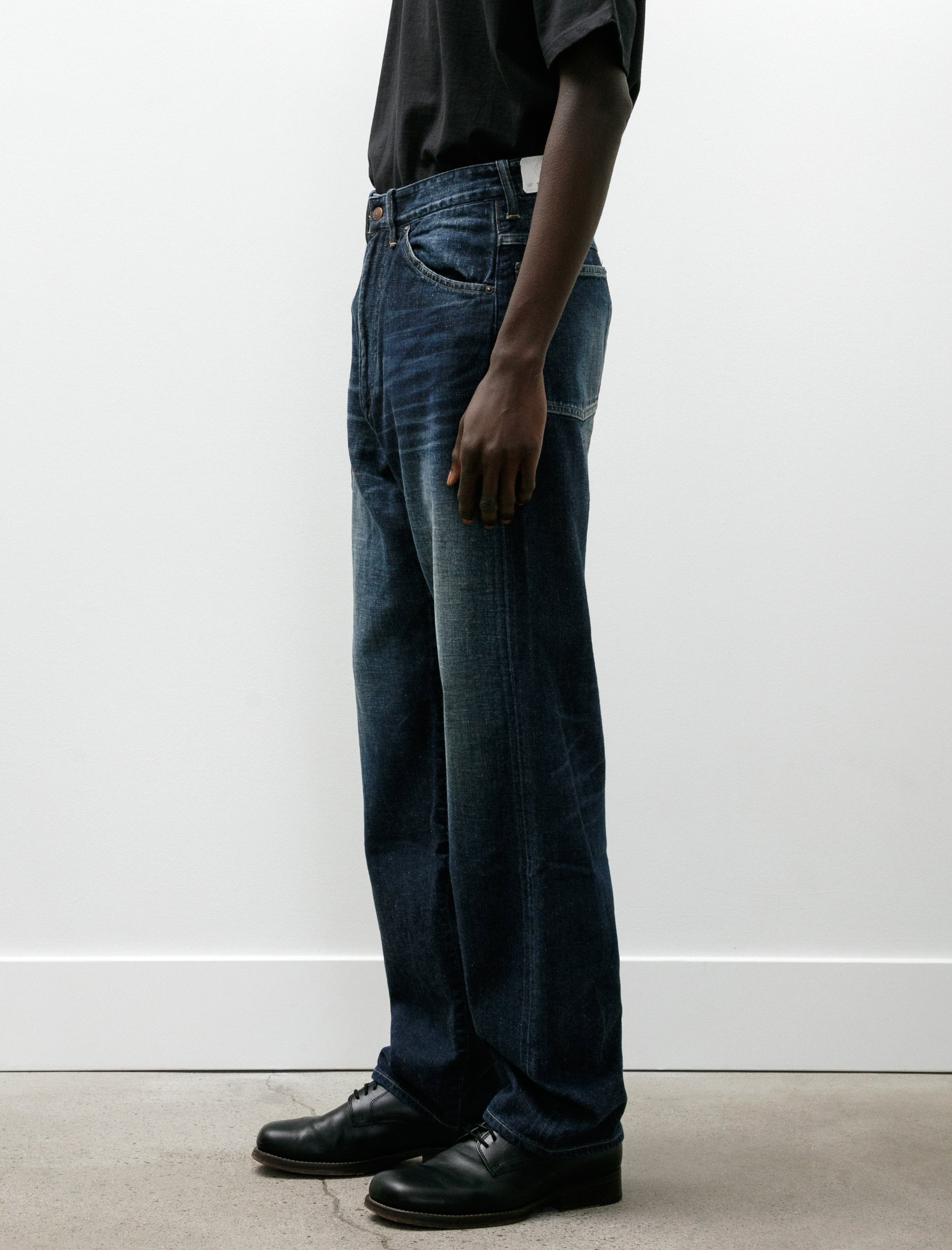 Taiga Takahashi Lot 702 Denim Trousers Damaged Indigo