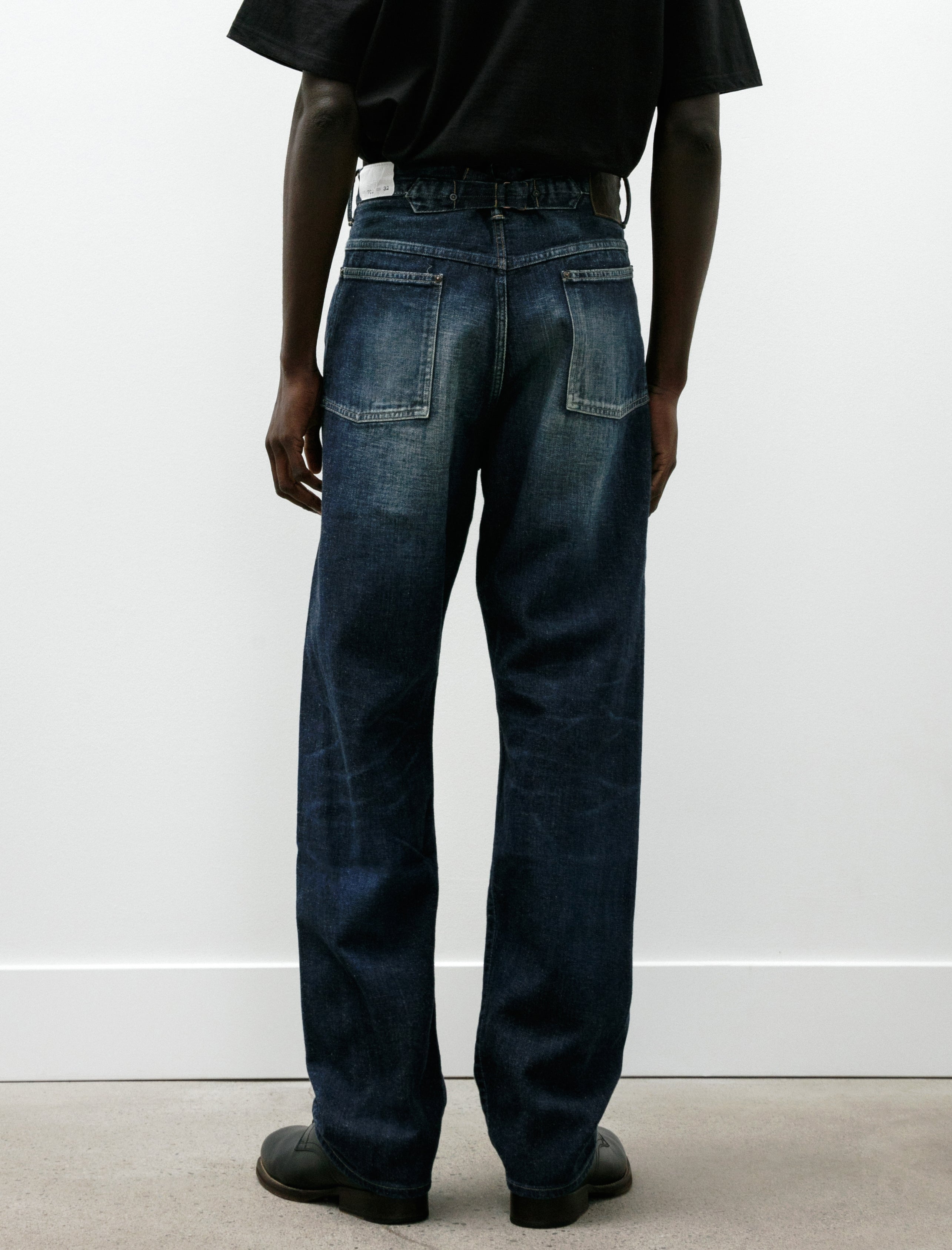 Taiga Takahashi Lot 702 Denim Trousers Damaged Indigo