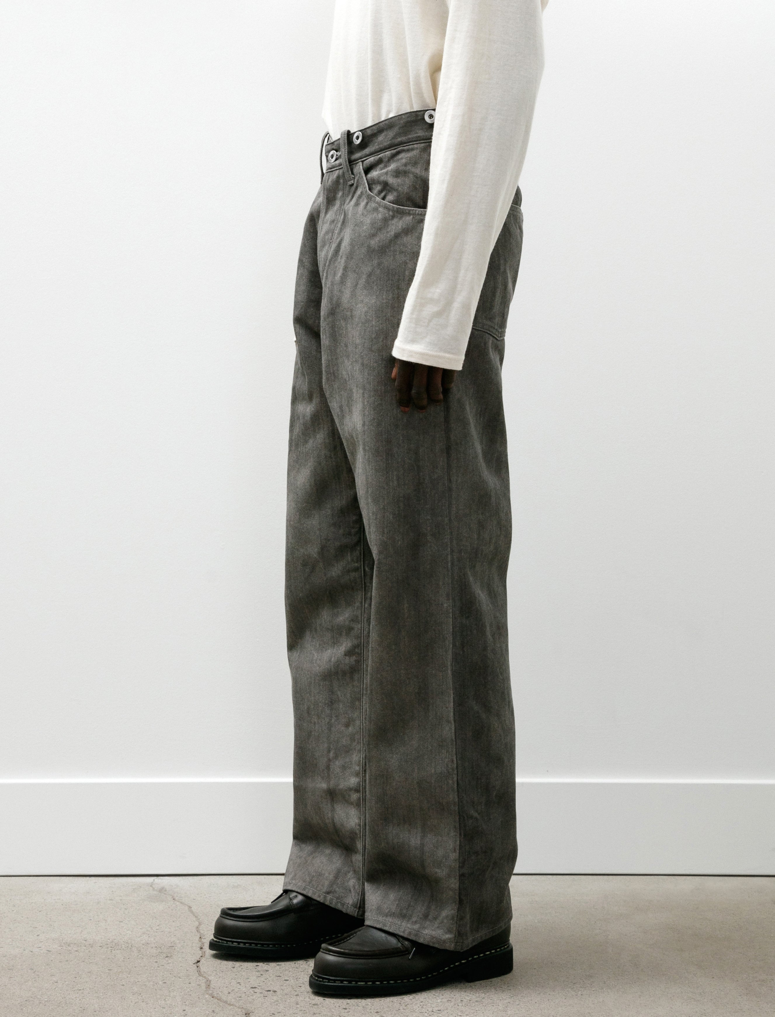 Taiga Takahashi Lot 209 Buckle Backed Trousers Hand Drawn Sumi