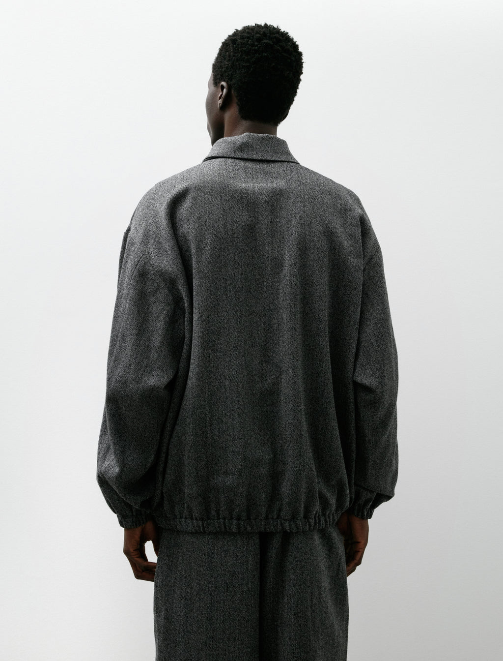 Yoko Oversized Zip Blouson Black White – Neighbour