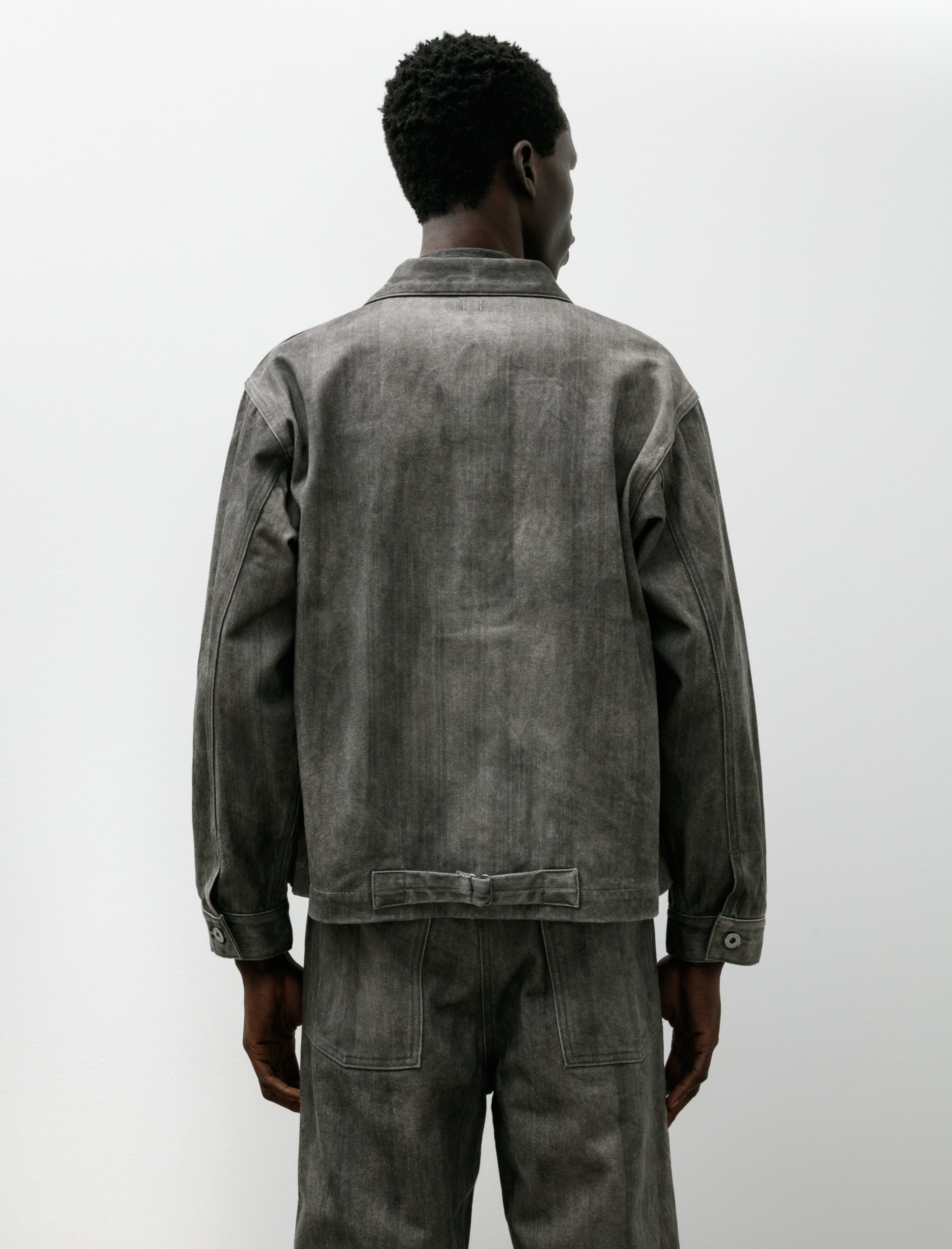 Taiga Takahashi Lot 303 Coverall Jacket Hand Drawn Sumi