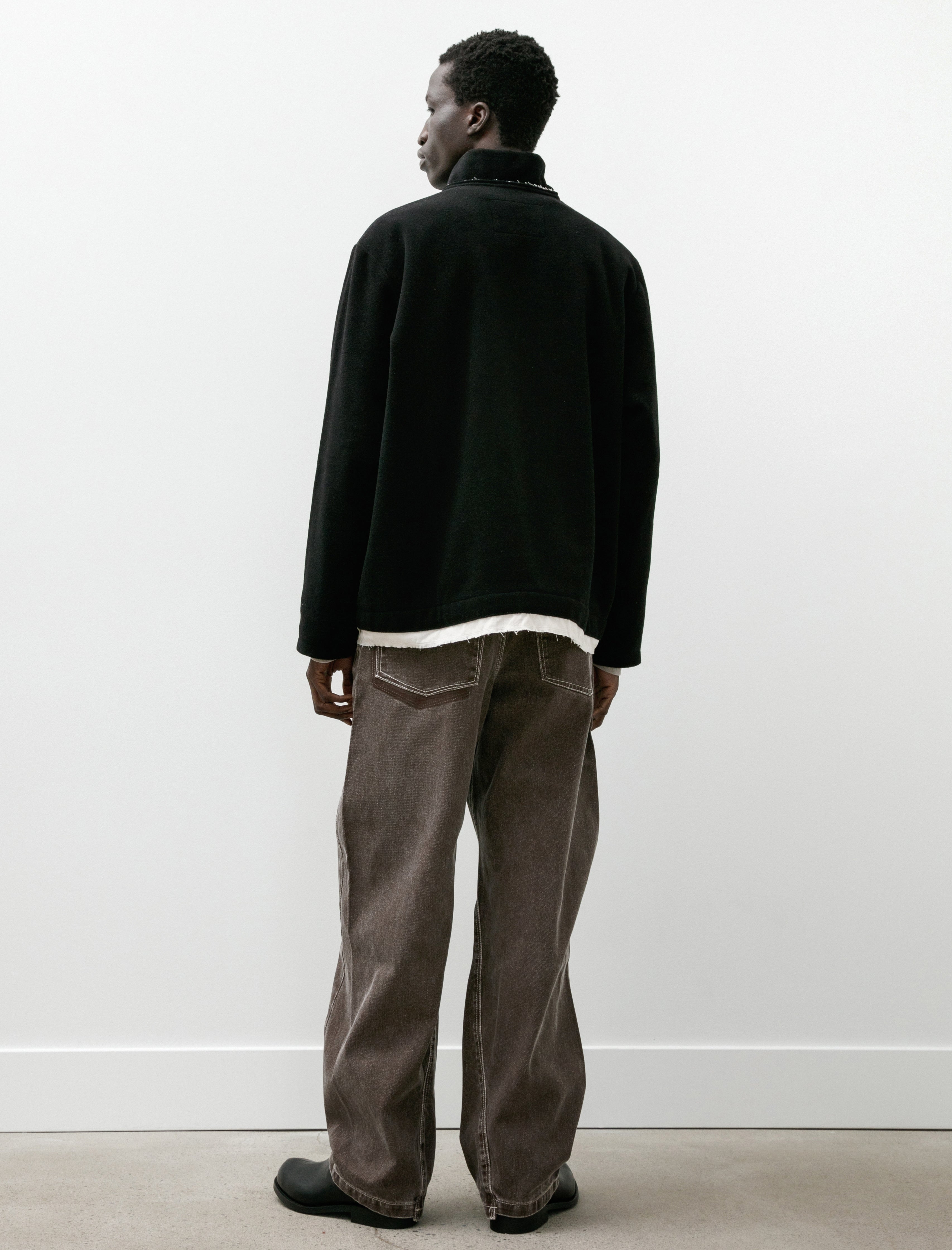 Camiel Fortgens Wobbly Jeans Coated Denim Brown