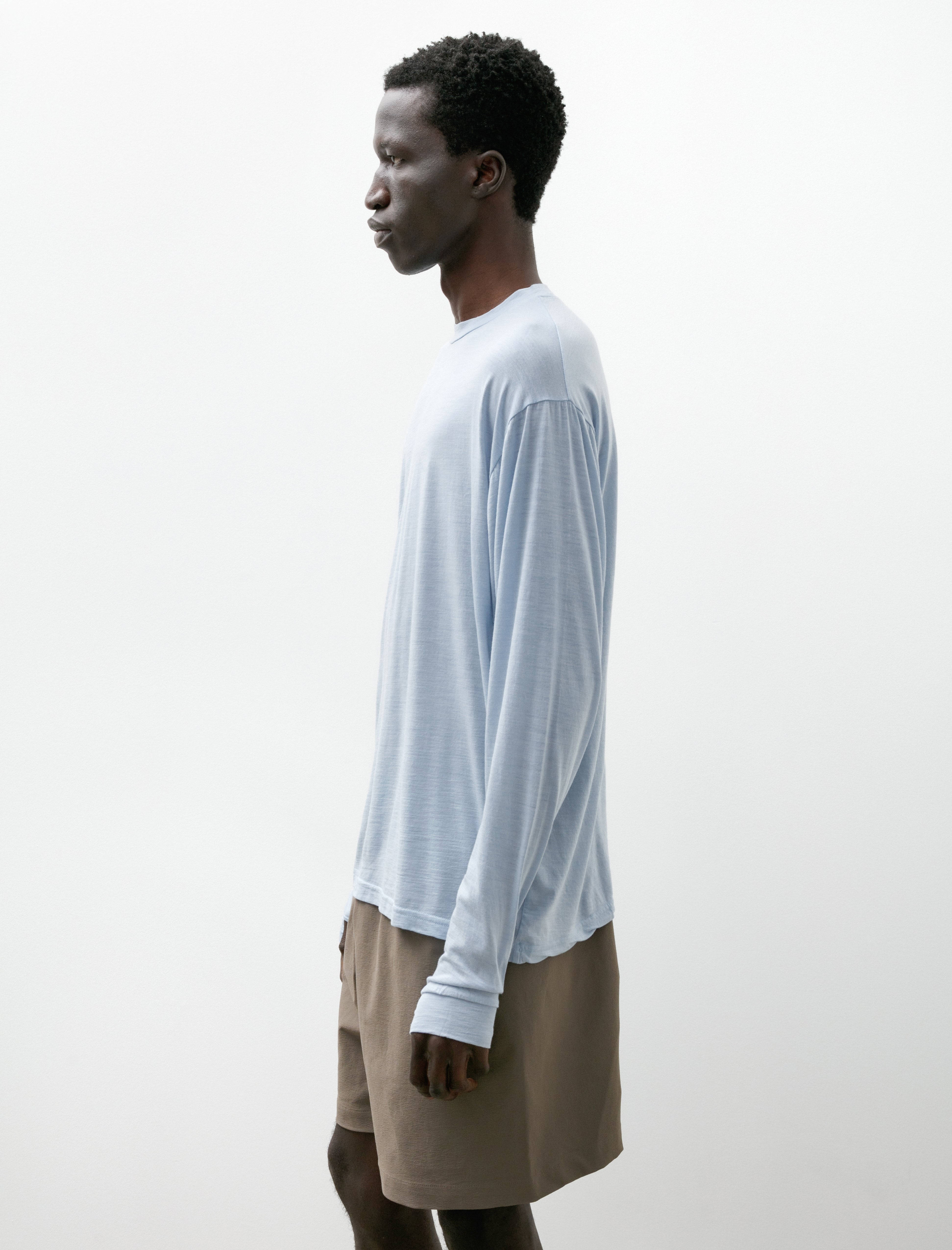 Gnuhr Creeper Crew Merino Blue Fog