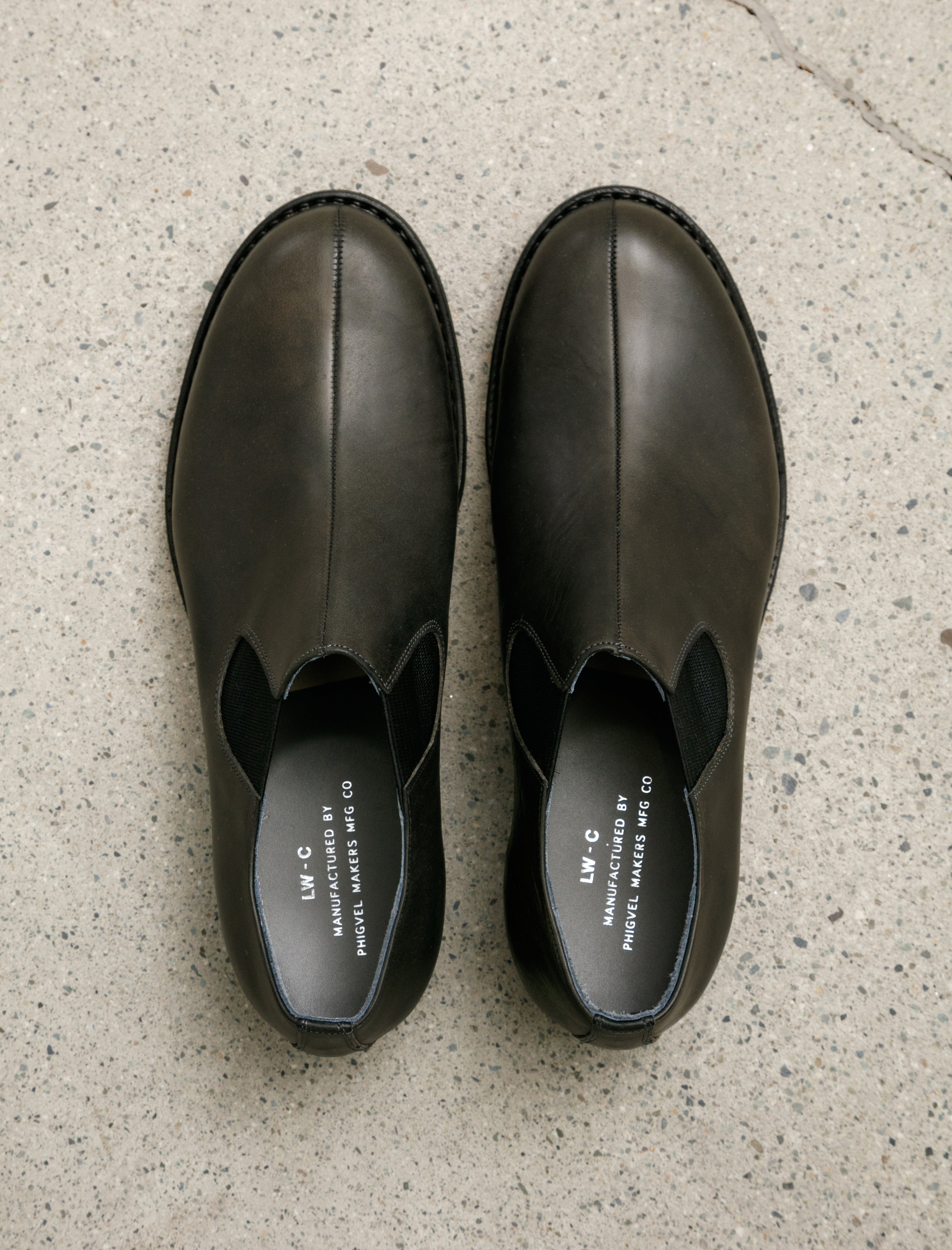 Lady White Co. x Phigvel Split Seam Shoe Charcoal