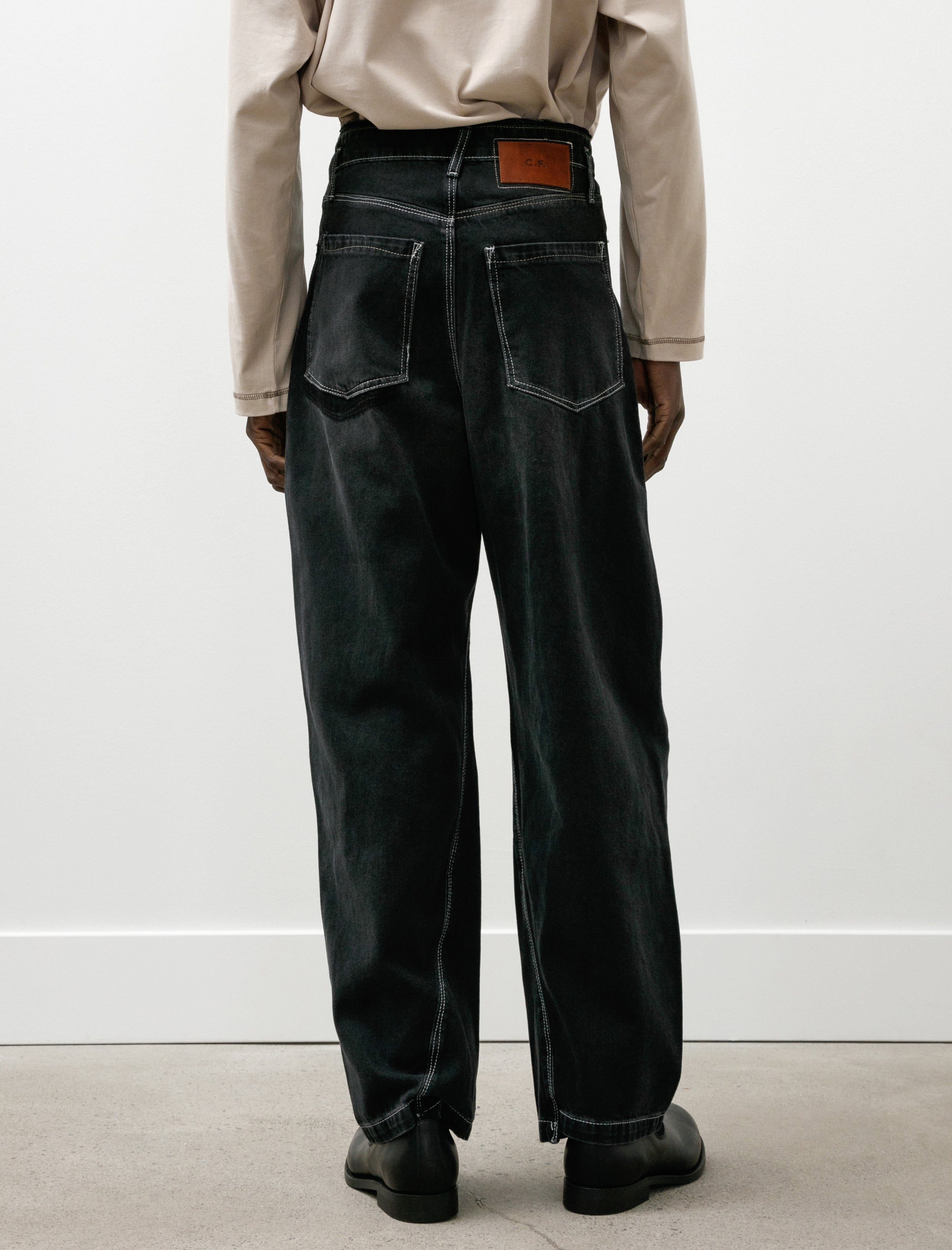 Camiel Fortgens Wobbly Jeans Washed Denim Black