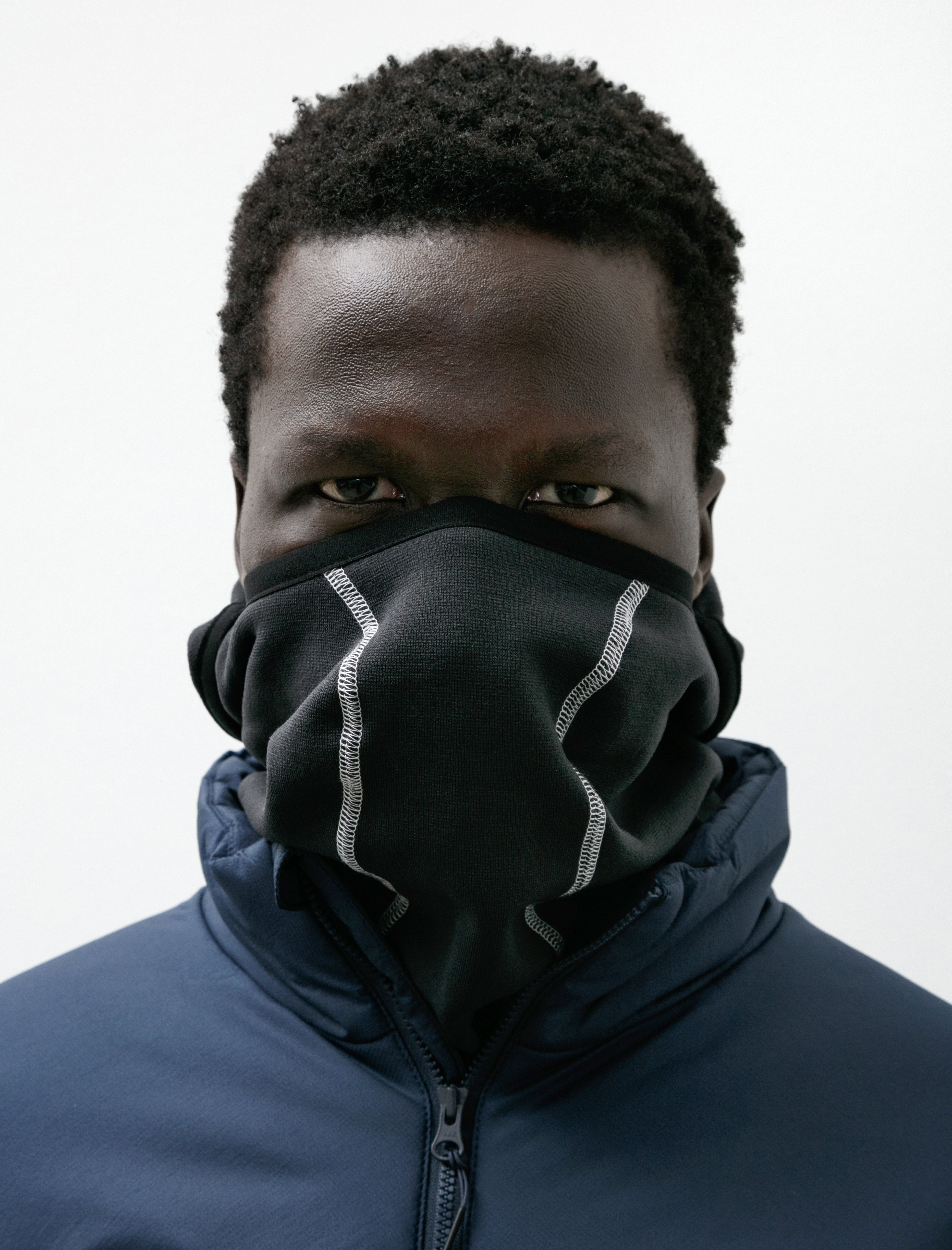 Thurston Power Wool Balaclava Black/Glacier Grey