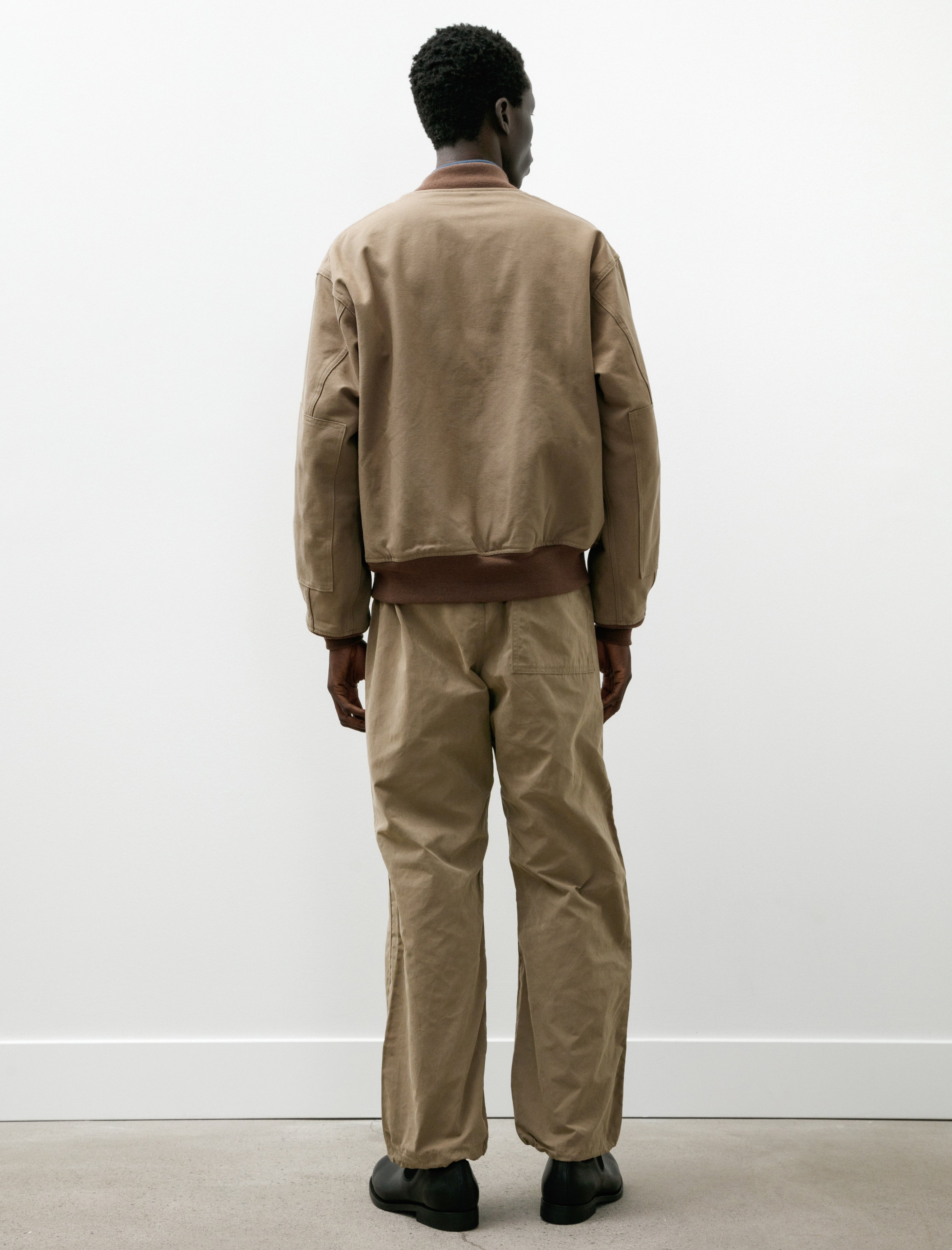 Duck Cloth Workaday Blouson Taupe Beige