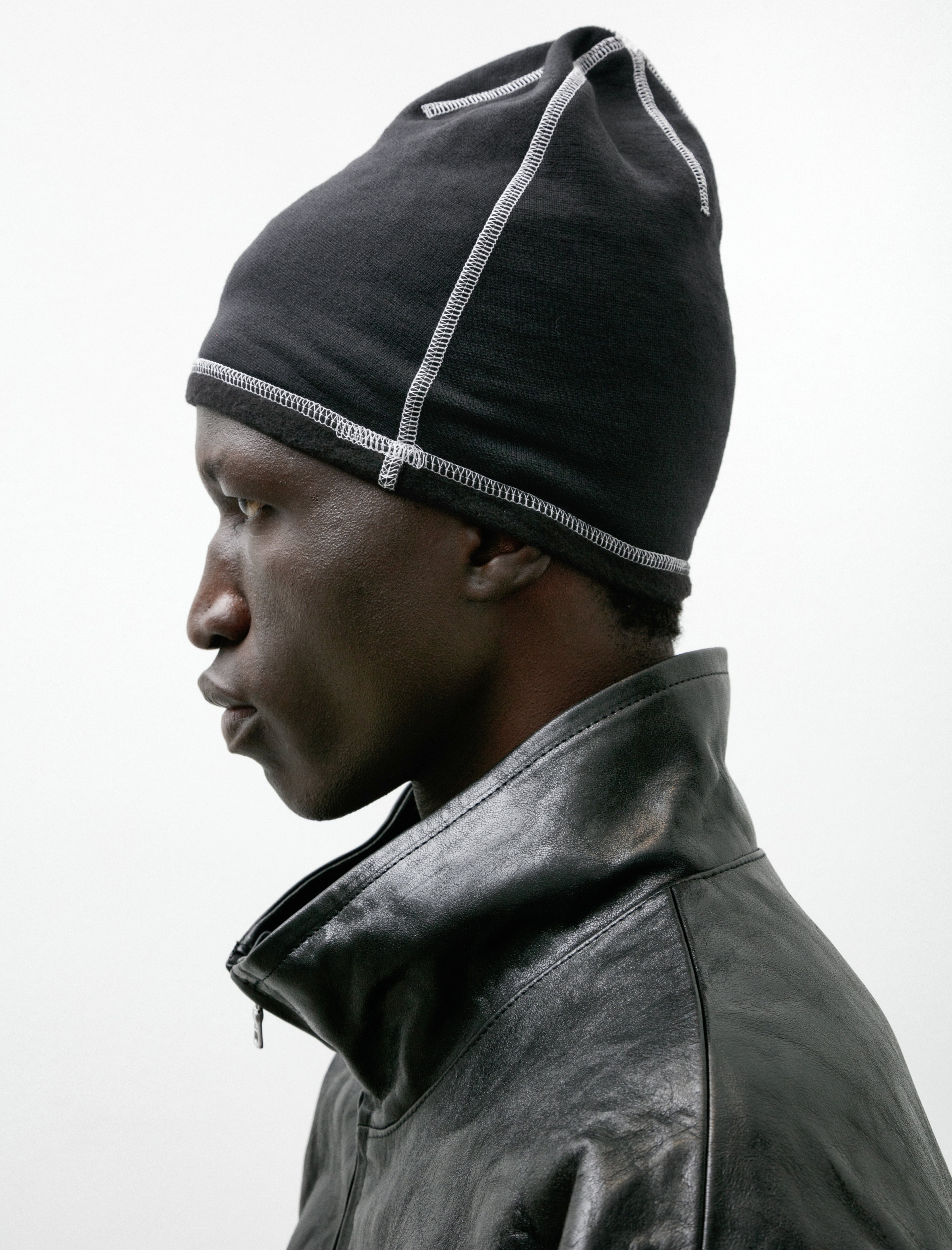 Thurston Power Wool Skull Cap Black/Glacier Grey