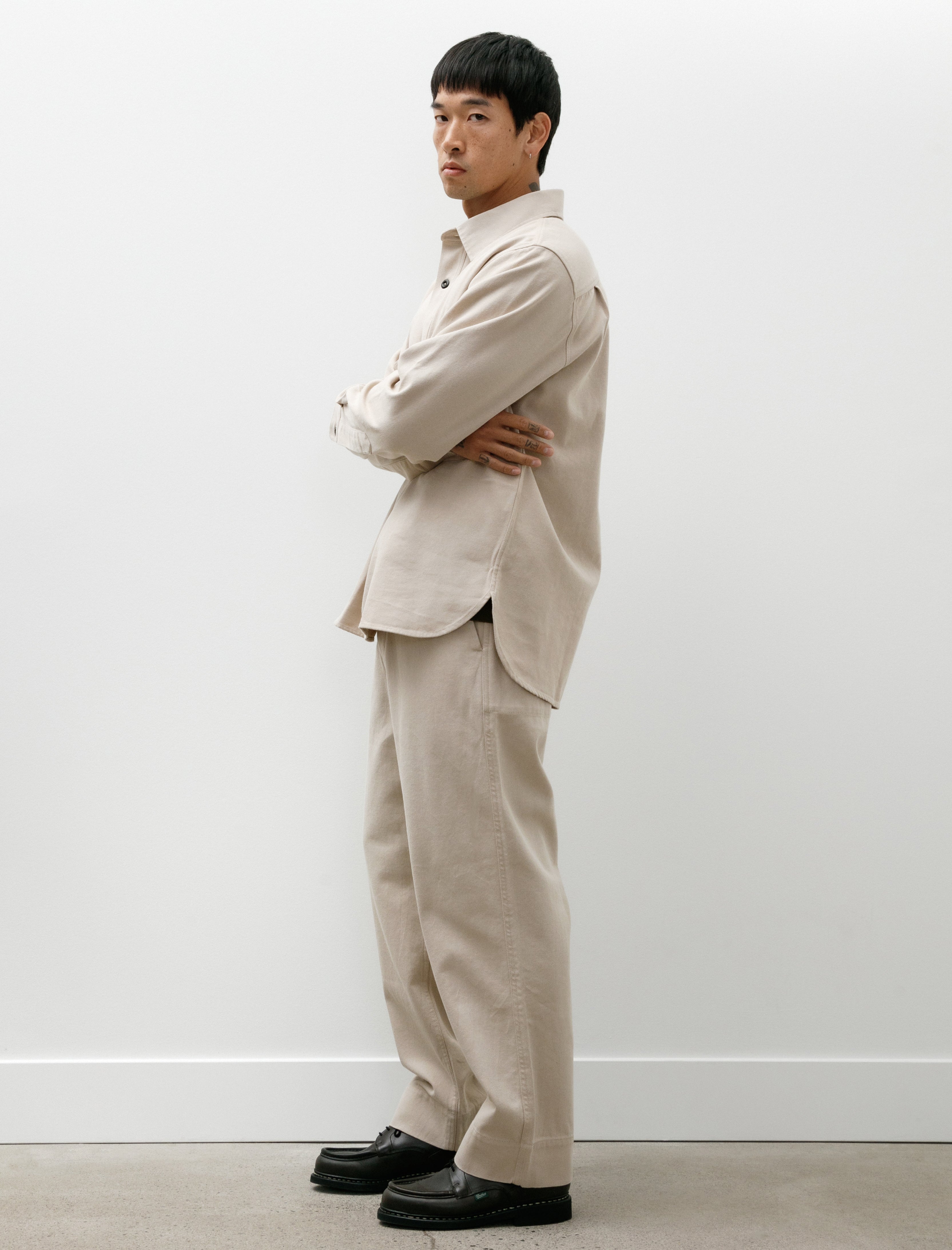 Margaret Howell MHL Sports Trouser Cotton Wool Drill Bone