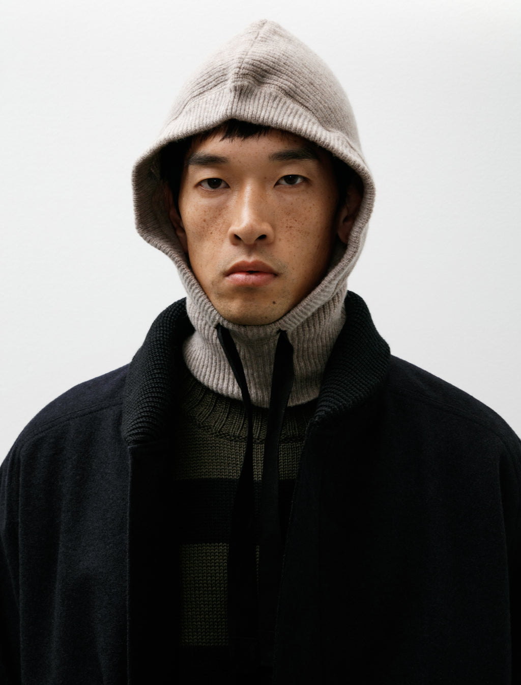 MARGARET HOWELL/MHL ニットフード/ balaclava Margaret Howell MHL Knitted Hood Lambswool Tawny – Neighbour