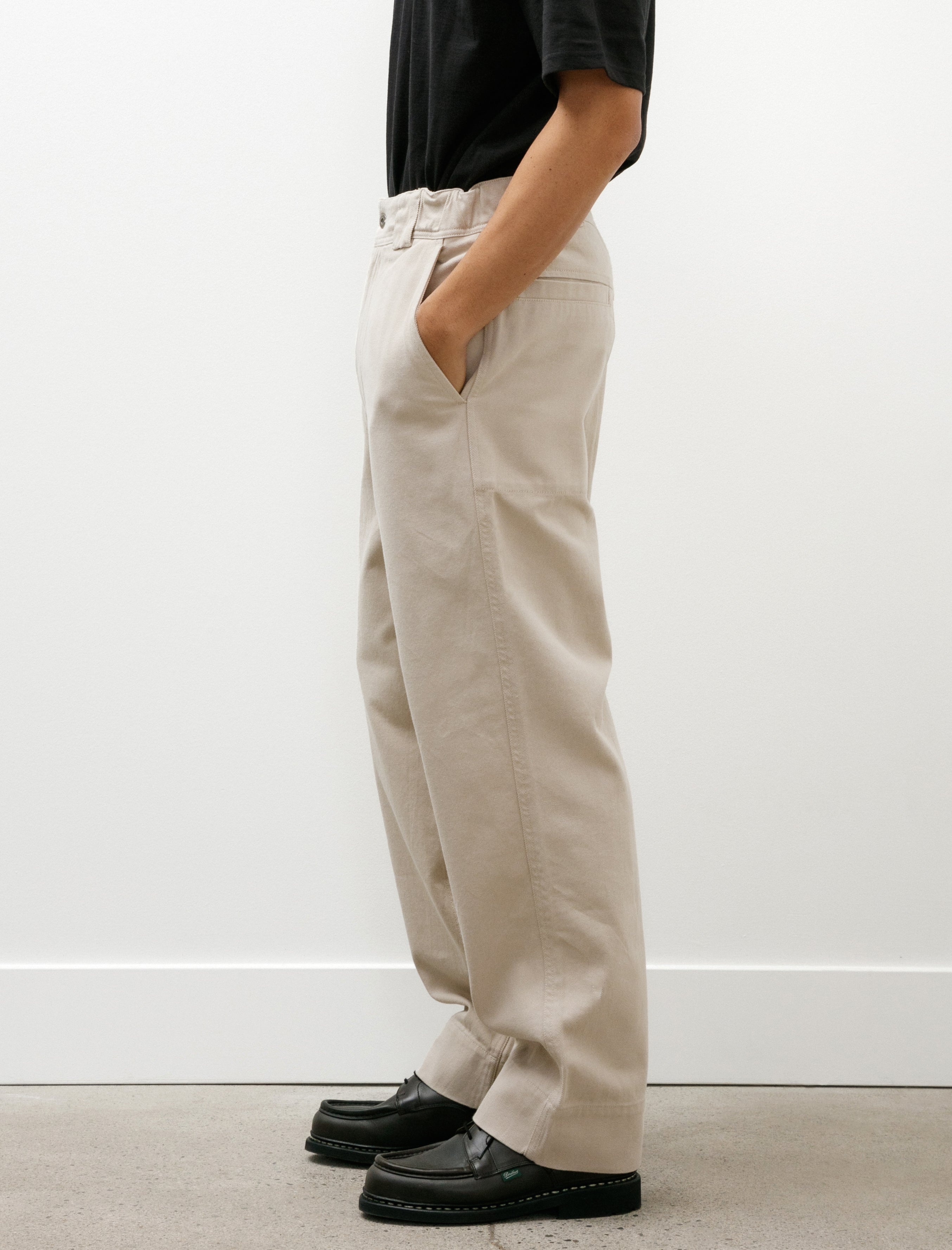 Margaret Howell MHL Sports Trouser Cotton Wool Drill Bone