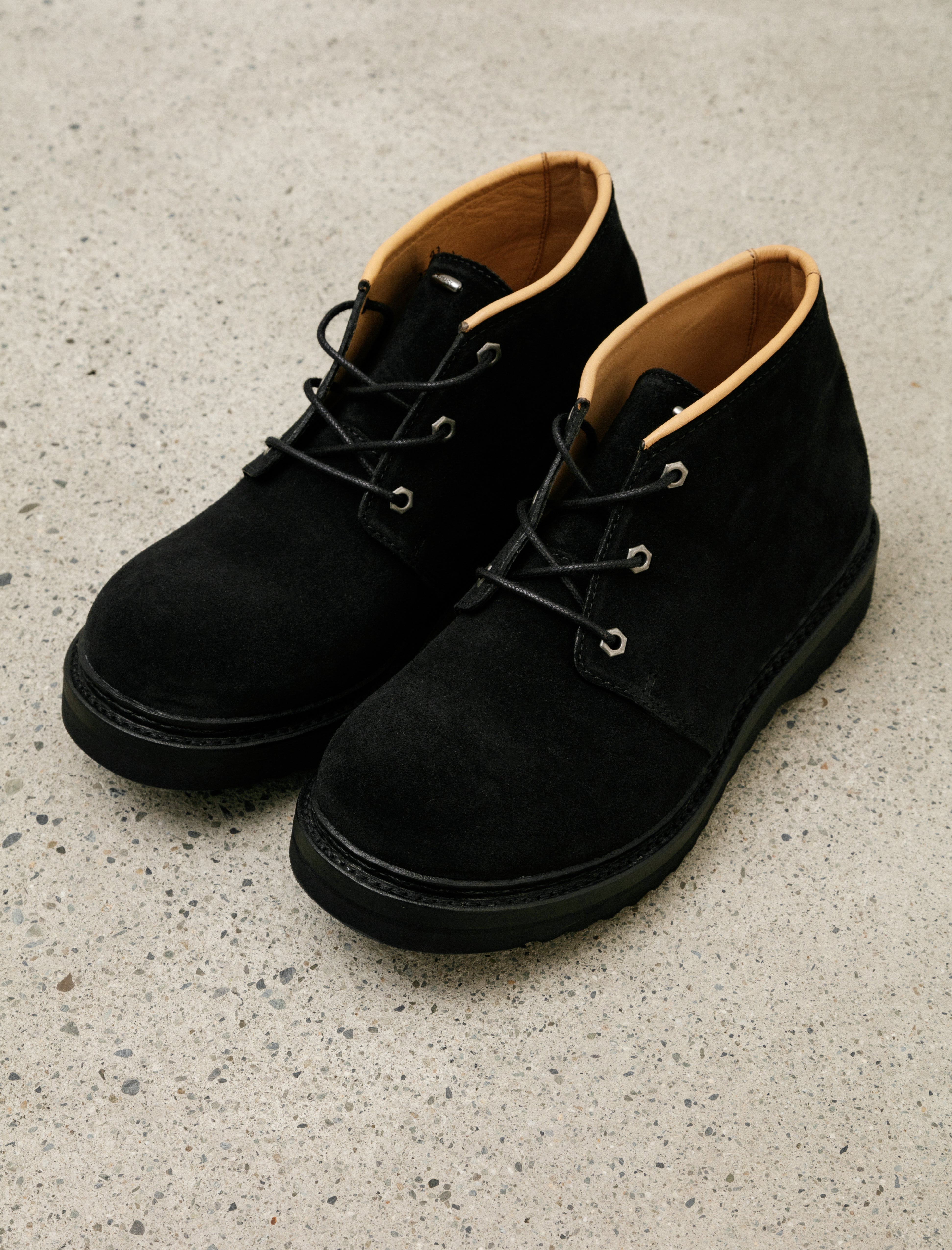 Our Legacy Chukka Boot Dim Black Velour Suede