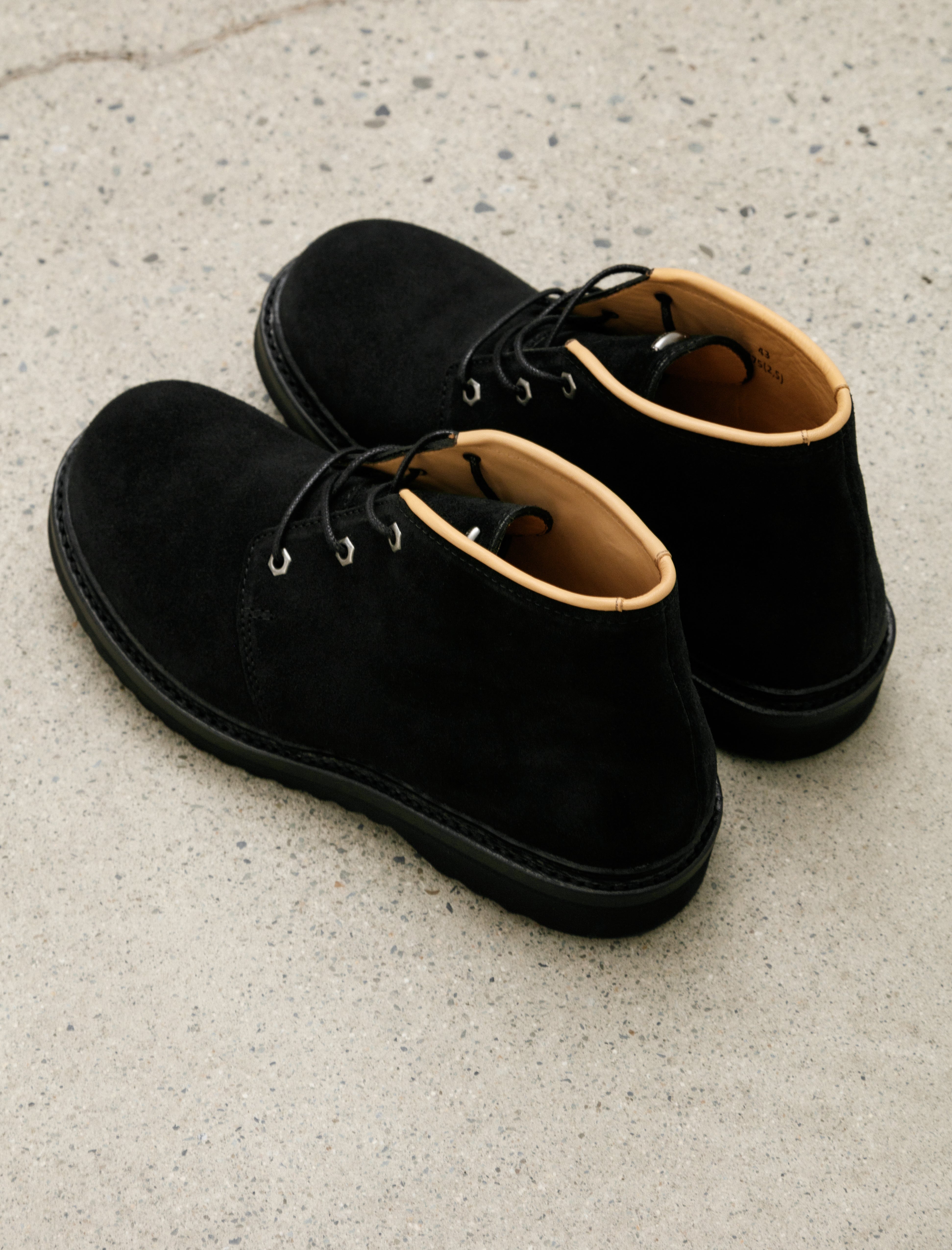 Our Legacy Chukka Boot Dim Black Velour Suede