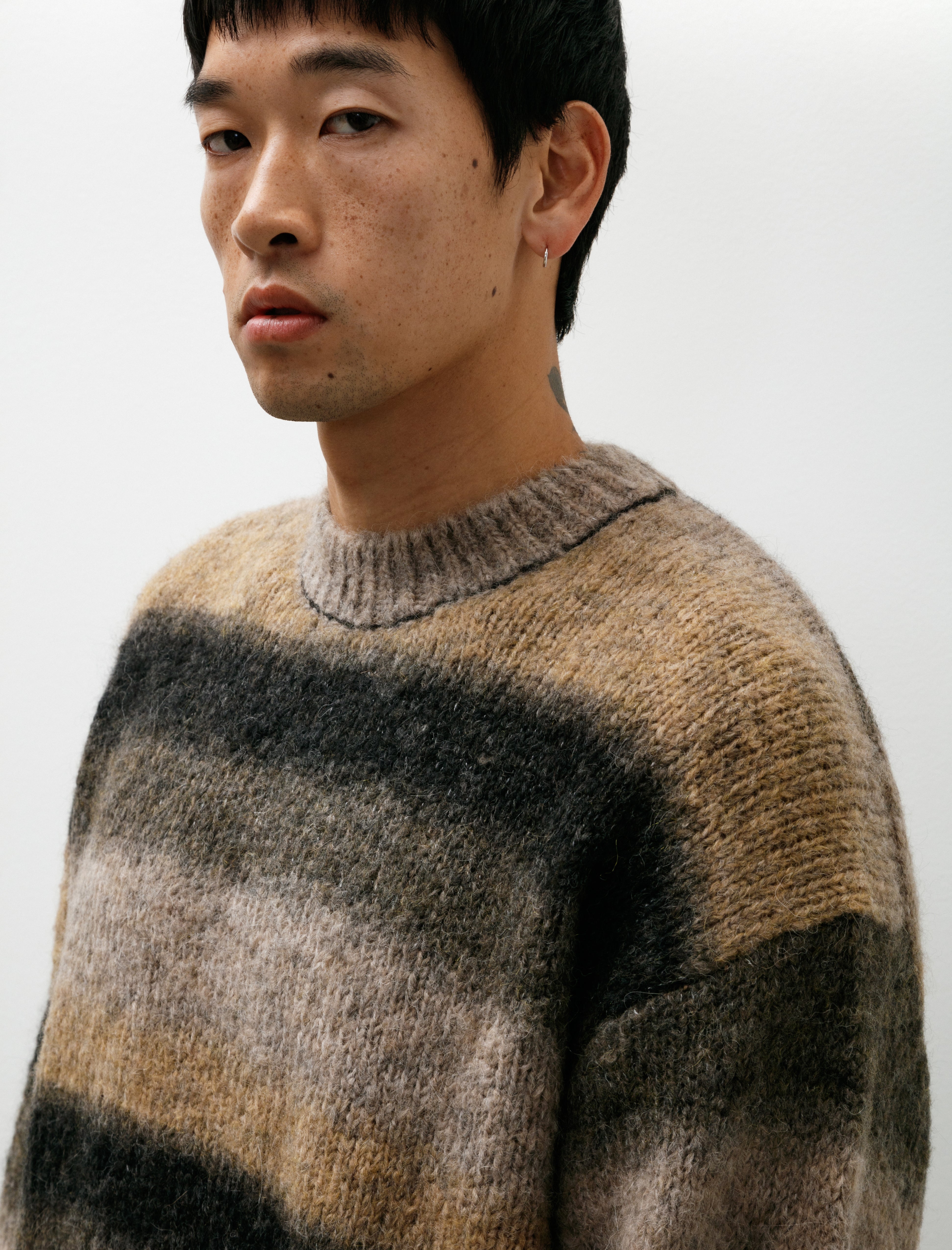 Norse Projects Jonas Gradient Alpaca Sweater Utility Khaki