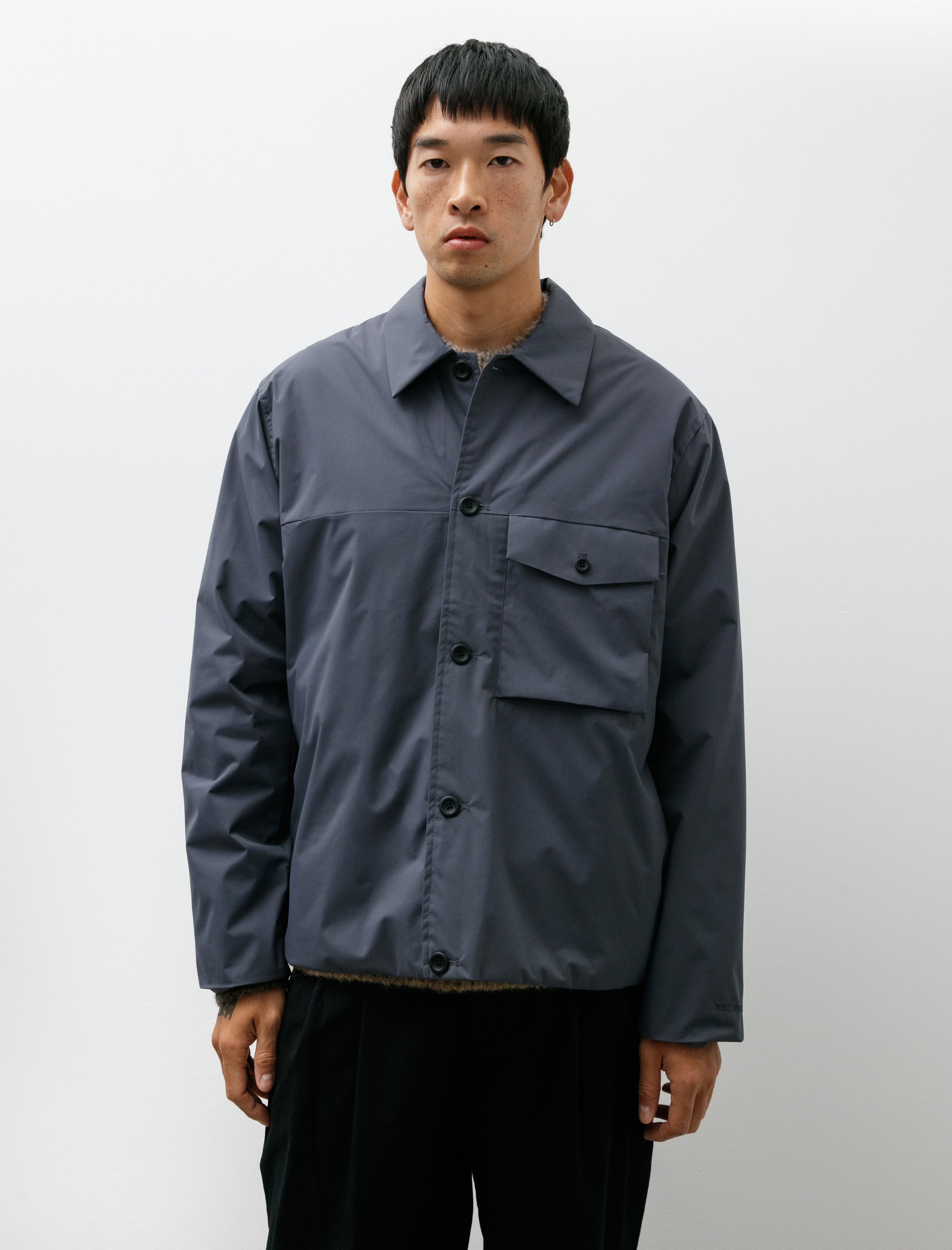 Norse Projects Marcus Windstopper Overshirt Graphite