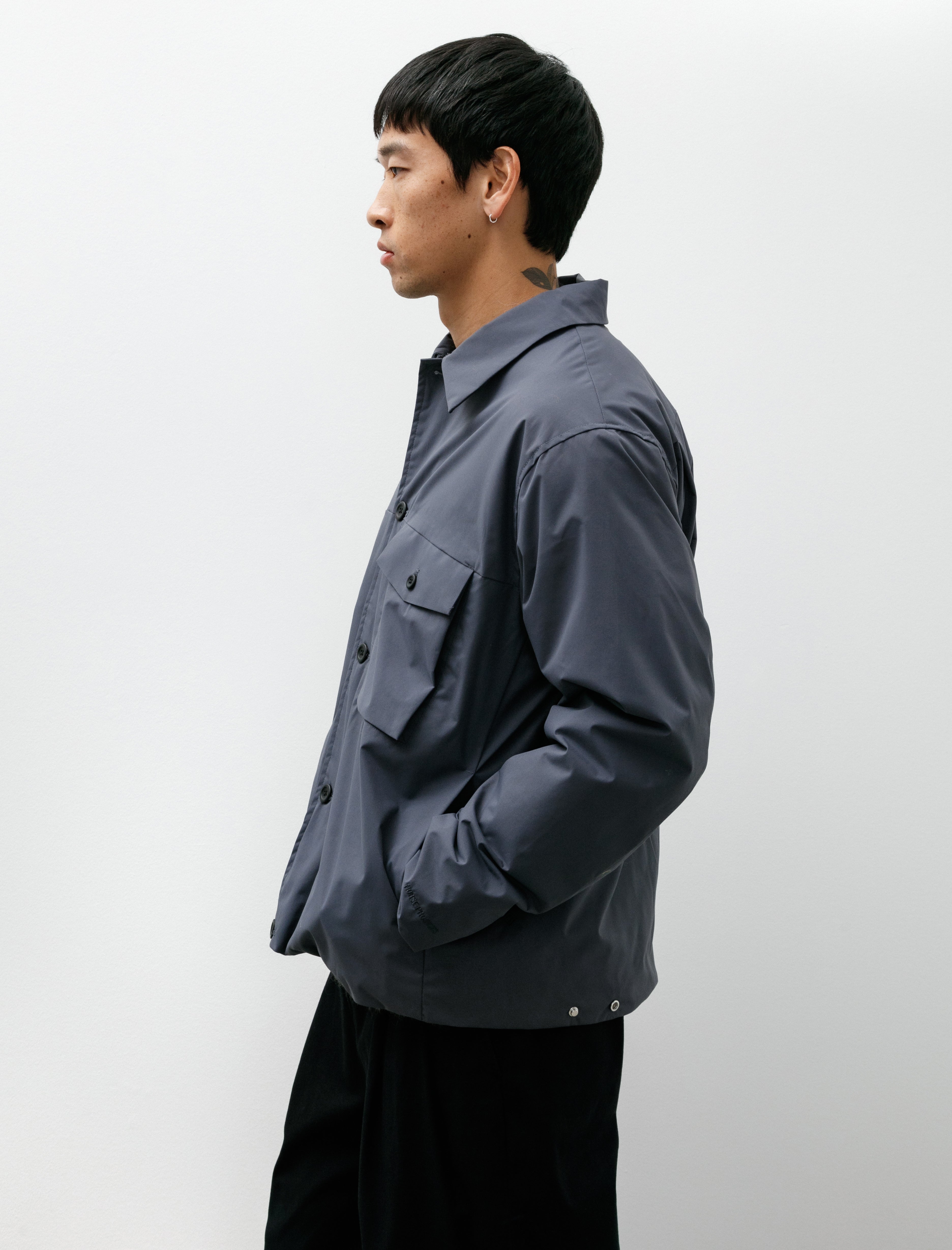 Norse Projects Marcus Windstopper Overshirt Graphite