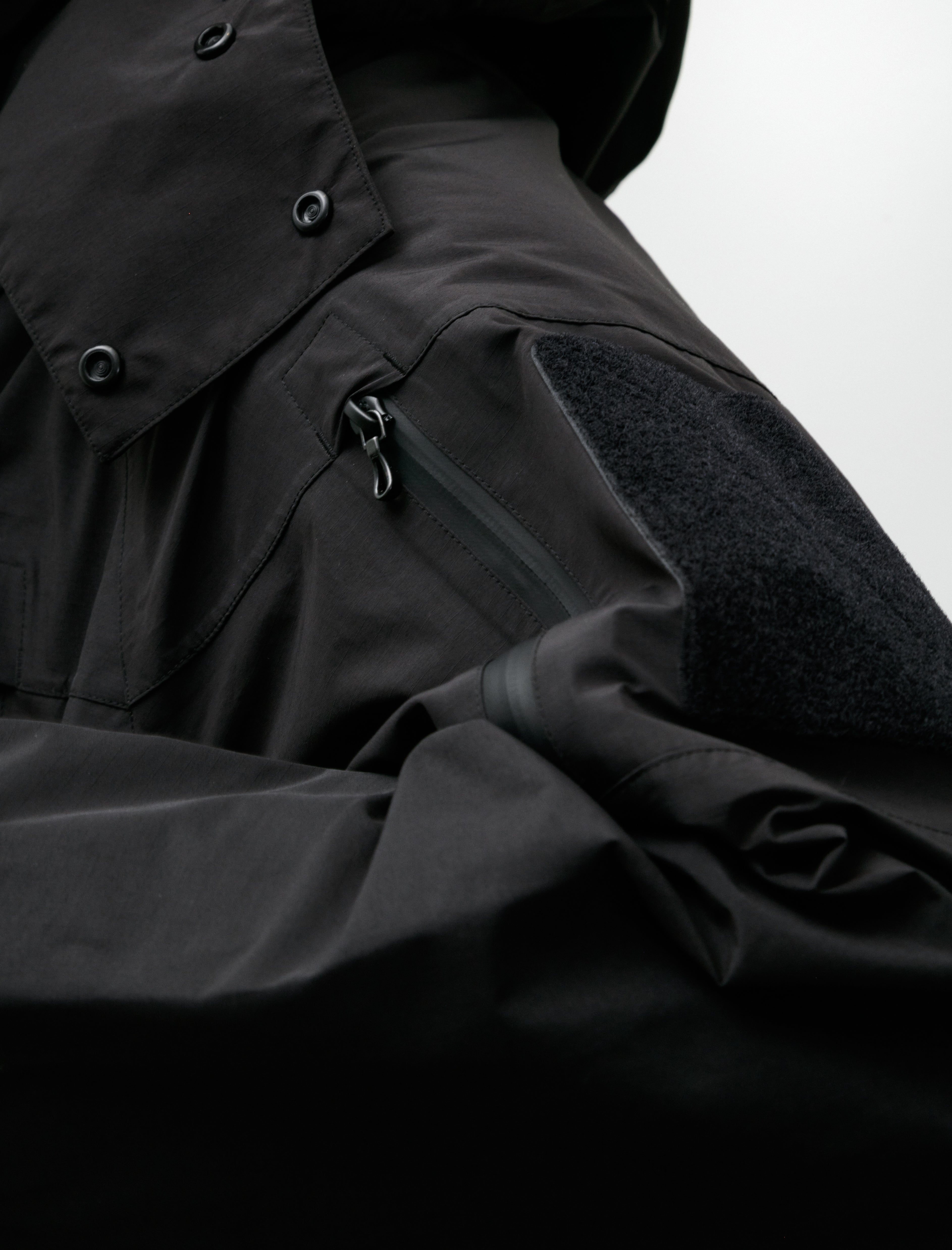 Niceness D.Darryl 3-Layer Ripstop Tactical Jacket Black