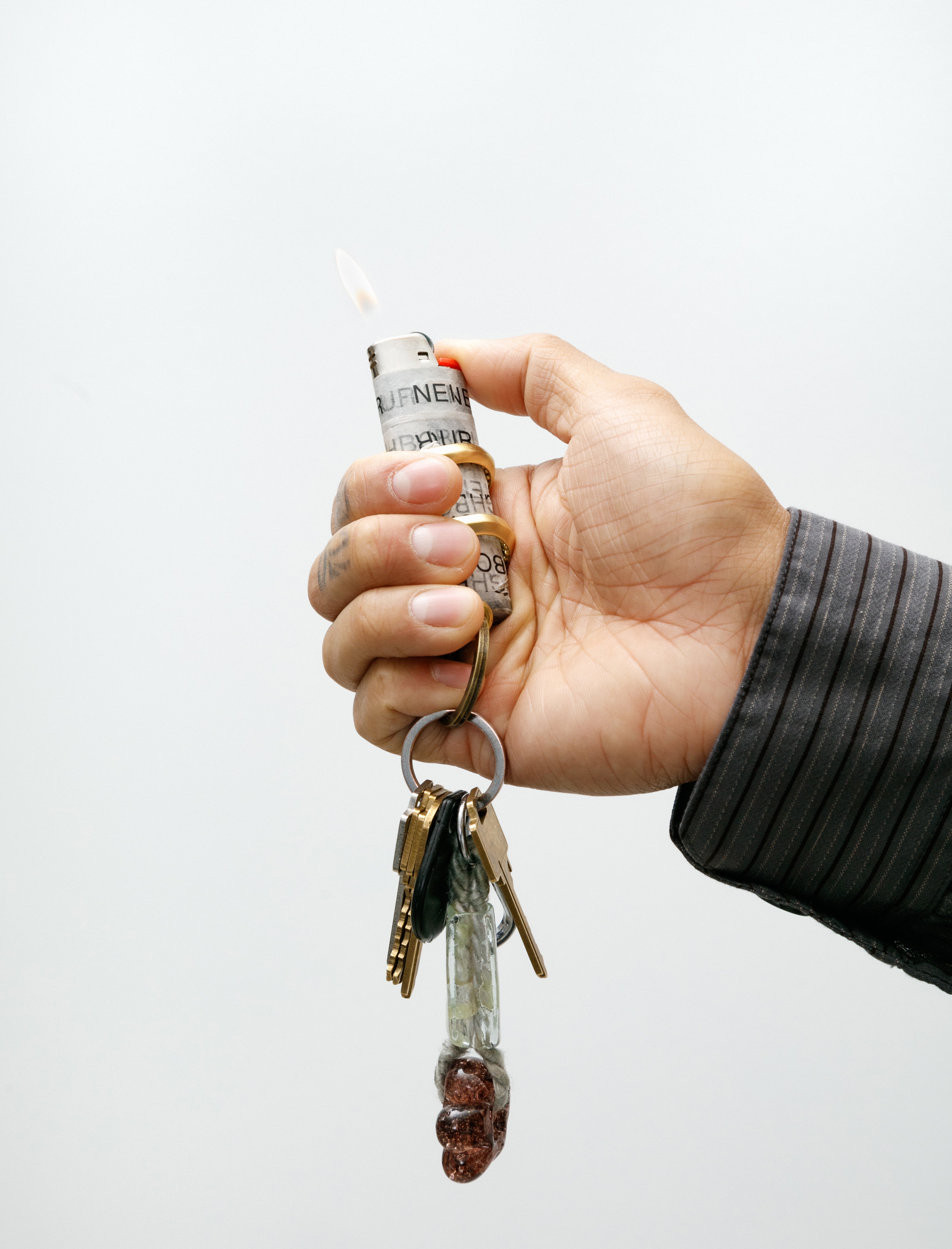 Our Legacy Lighter Holder Brass