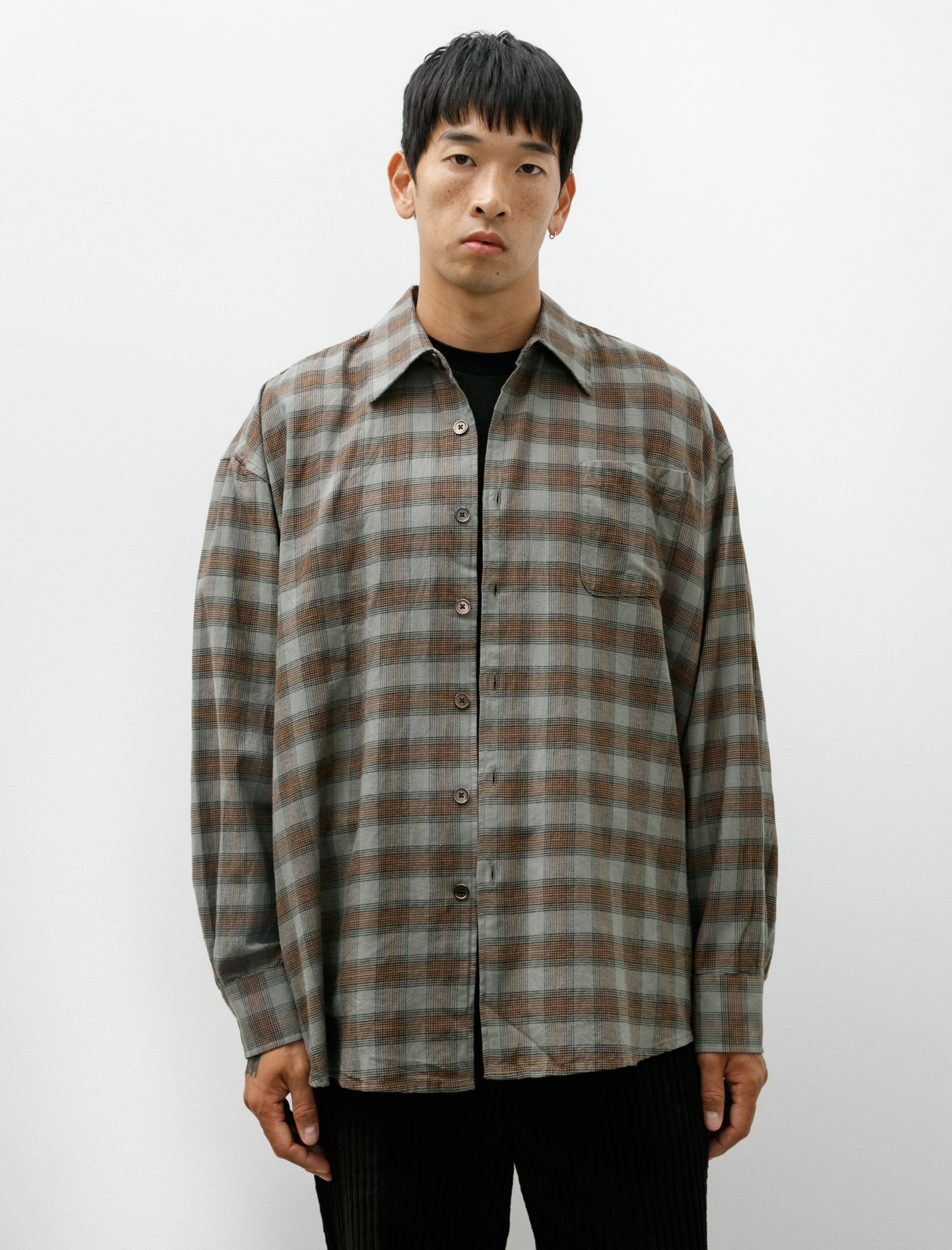 Our Legacy Borrowed Shirt Iowa Flannel Check
